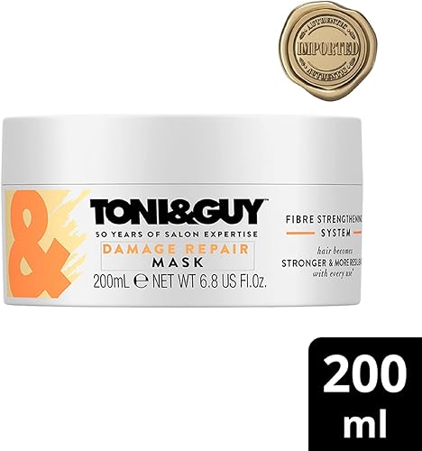 Miniatura 2 de Toni & Guy - Máscara reparadora de daños para reconstrucción intensa, unisex, 6.8 onzas