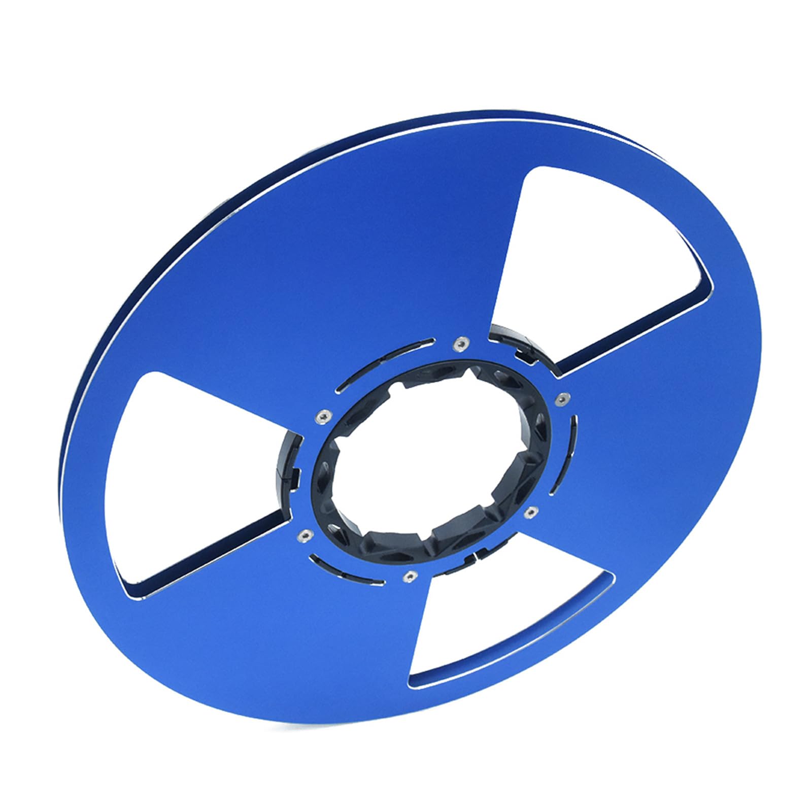 10inch Aluminum Tape Reel Empty Take Up Reel for Recorders Durability Metal Spool Smooth Tape Spool