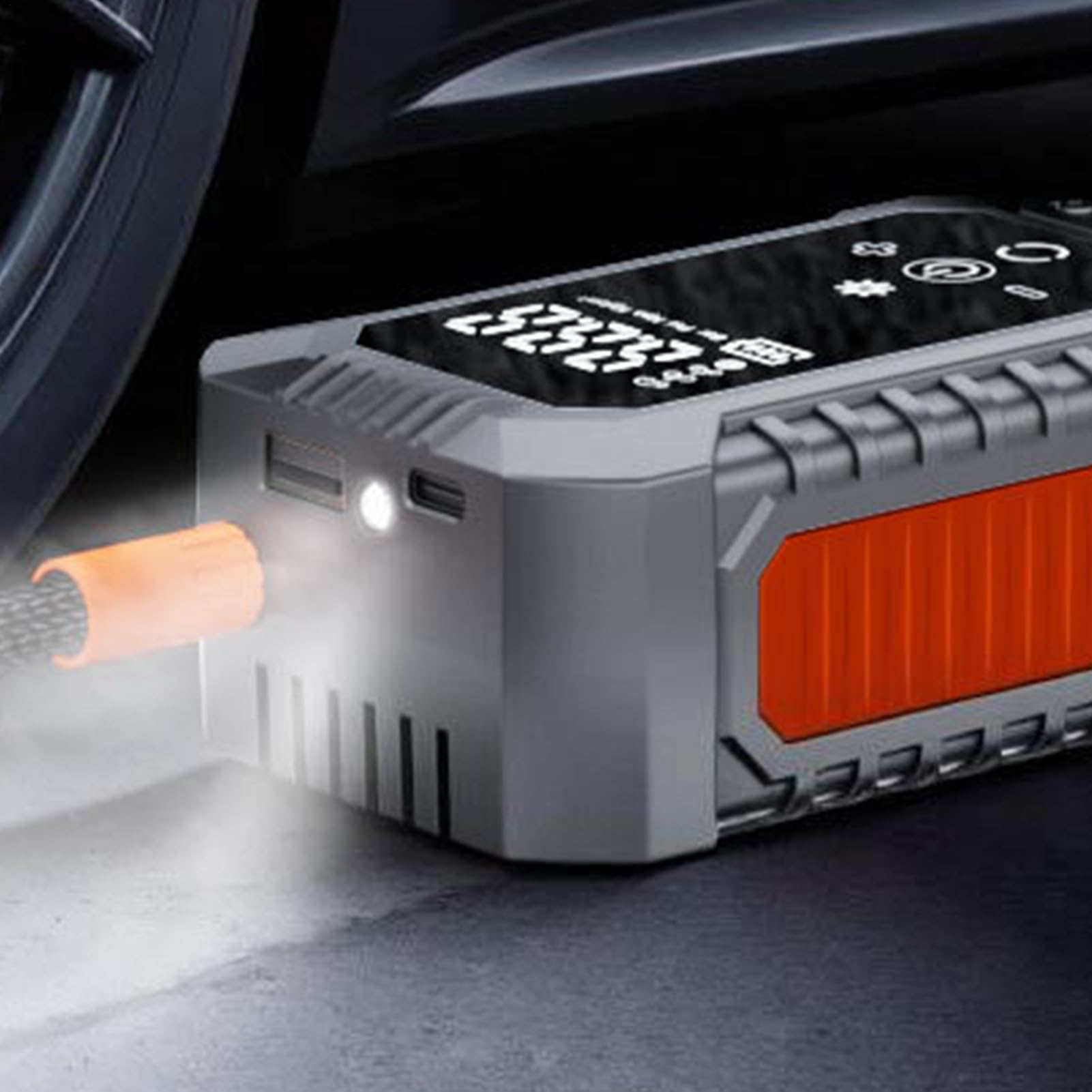 Gonfleur de pneus auto arrêt automatique électrique