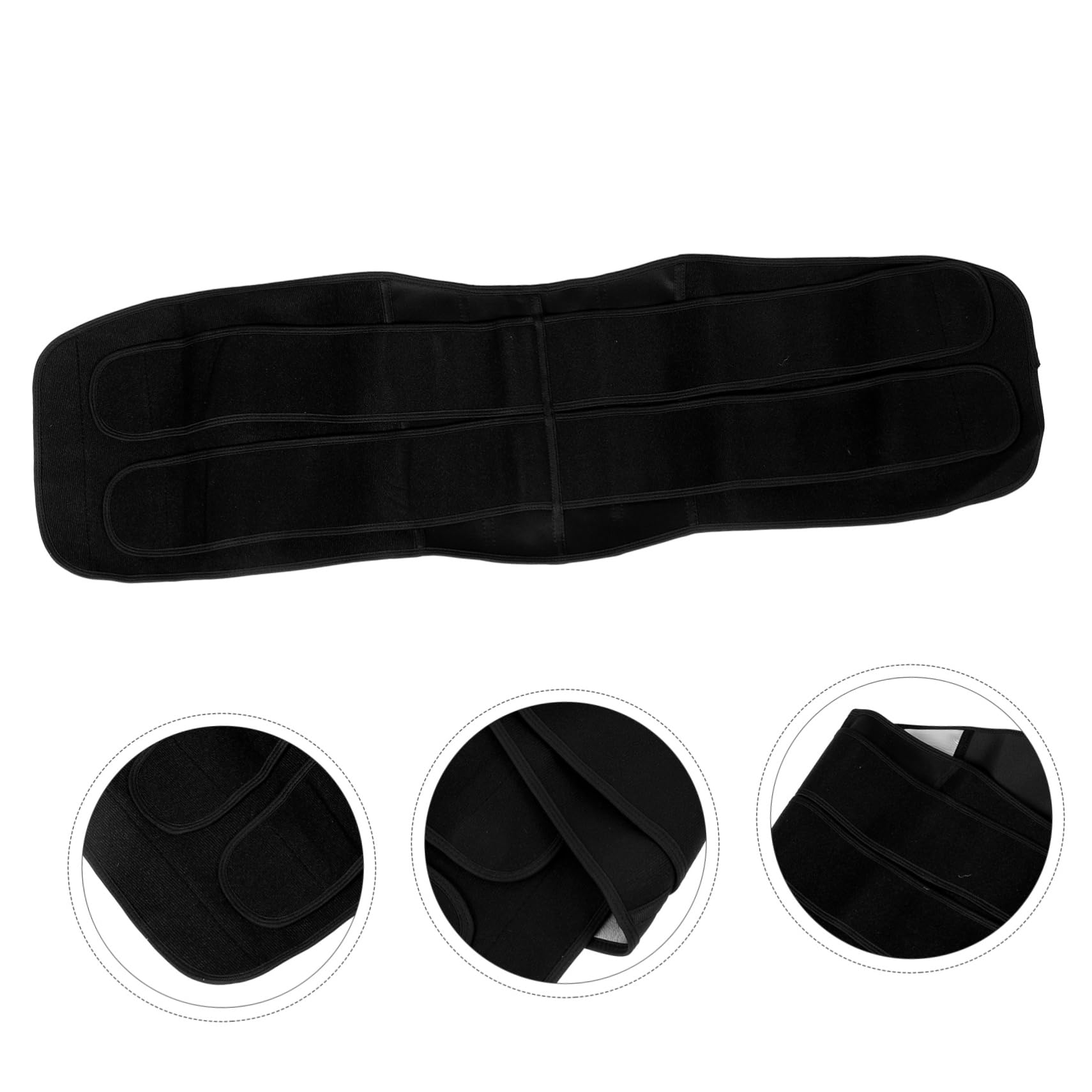 BESPORTBLE Waist Cincher for Women Workout Tummy Control Neoprene Comfortable Sports Belt Black