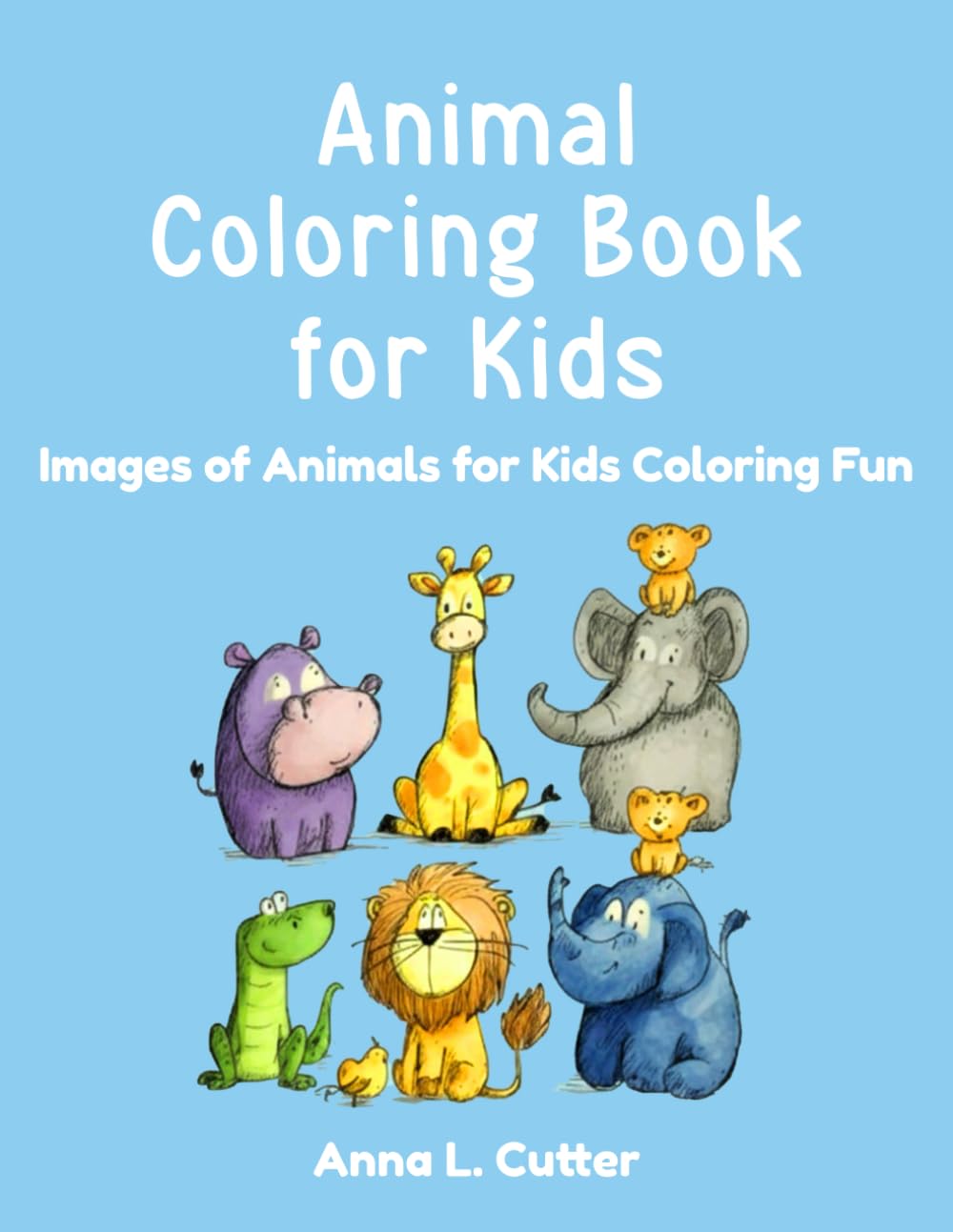 Animal Coloring Book for Kids: Images of Animals for Kids Coloring Fun
