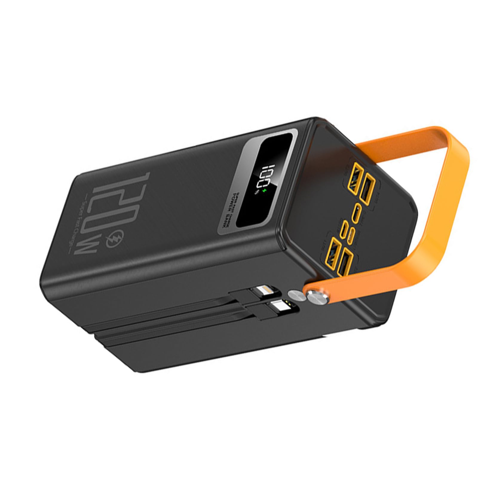 120-W Superschnelllade Mobilnetzteil mit PD20W und Typ C Kabel 3000 mAh / 6000 mAh für Reisen und den Einsatz Freien Schnellladung für Smartphones