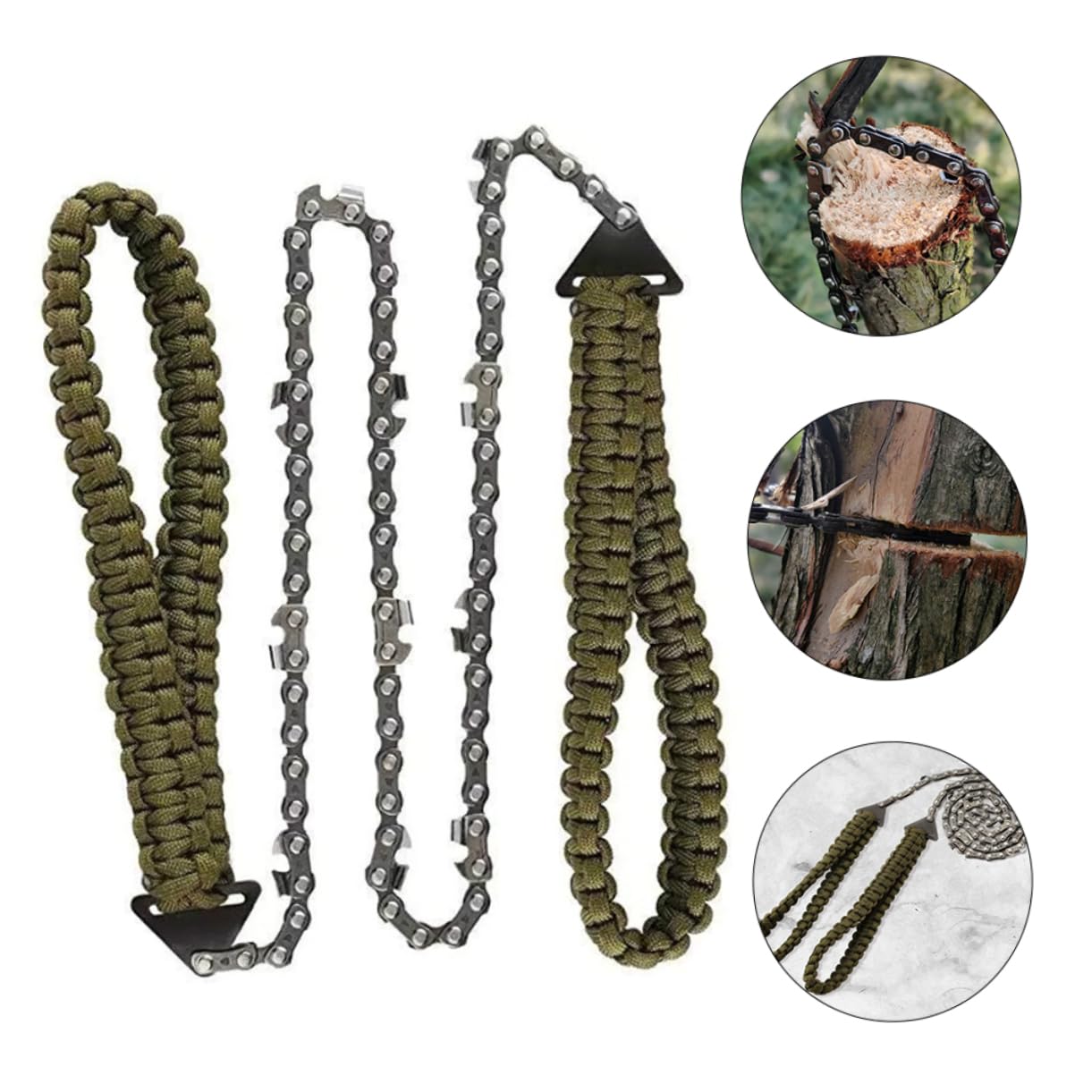 Yardwe Outdoor Sports Hand Zipper Sawing Tool Portable Survival for Camping Gadget Survival Rope Sawing