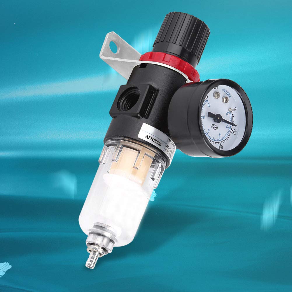 Regulator Ciśnienia Sprężonego Powietrza 1/4 "Regulator Filtra Sprężarki Powietrza Narzędzie Do Czyszczenia Separatora Pułapki Wilgoci Pod Ciśnieniem Wody
