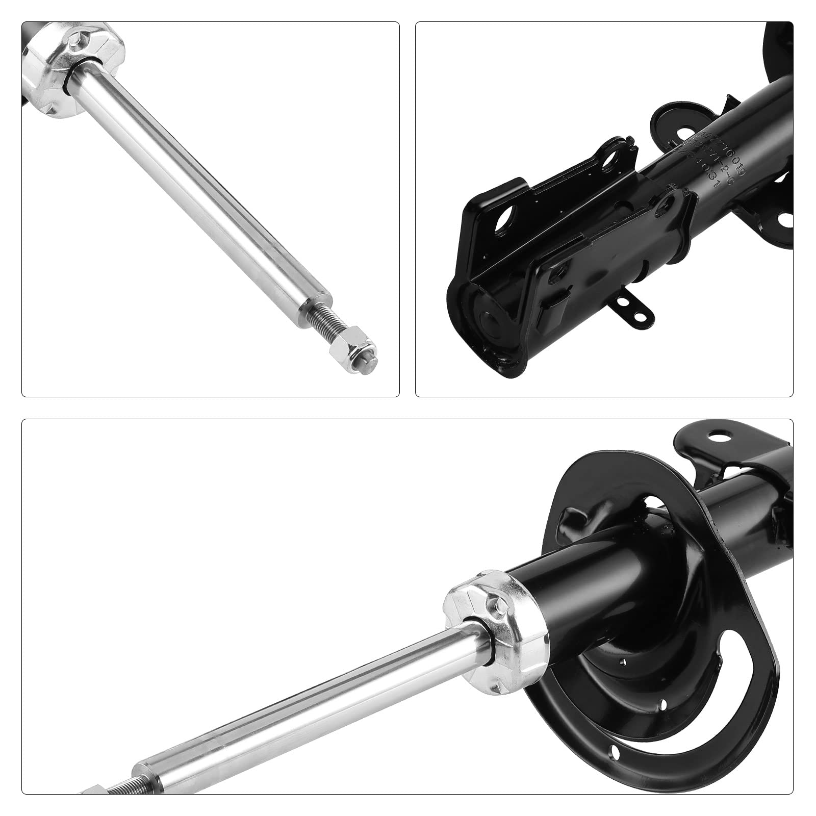 Frankberg 2 amortiguadores amortiguadores eje delantero compatible con Grand Voyager V RT MPV 2,8L 3,3L 3,8L 2007-2022 Replace# 339271