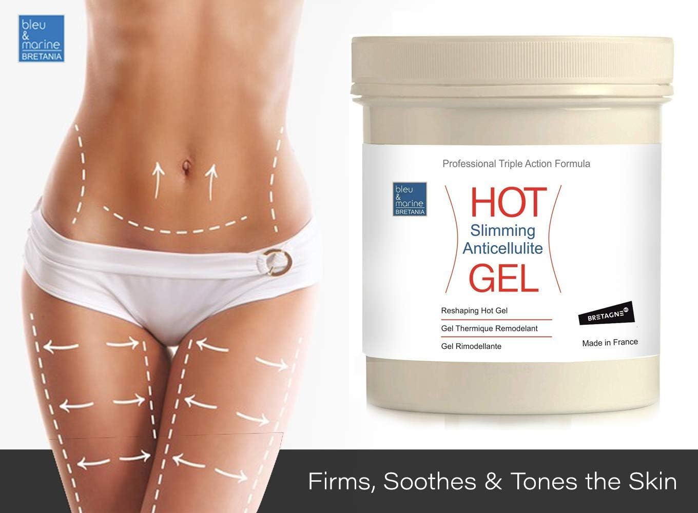 bleu & marine Bretania - XXL Thermo Hot Gel 1000ml, 1000 ml - Image 5