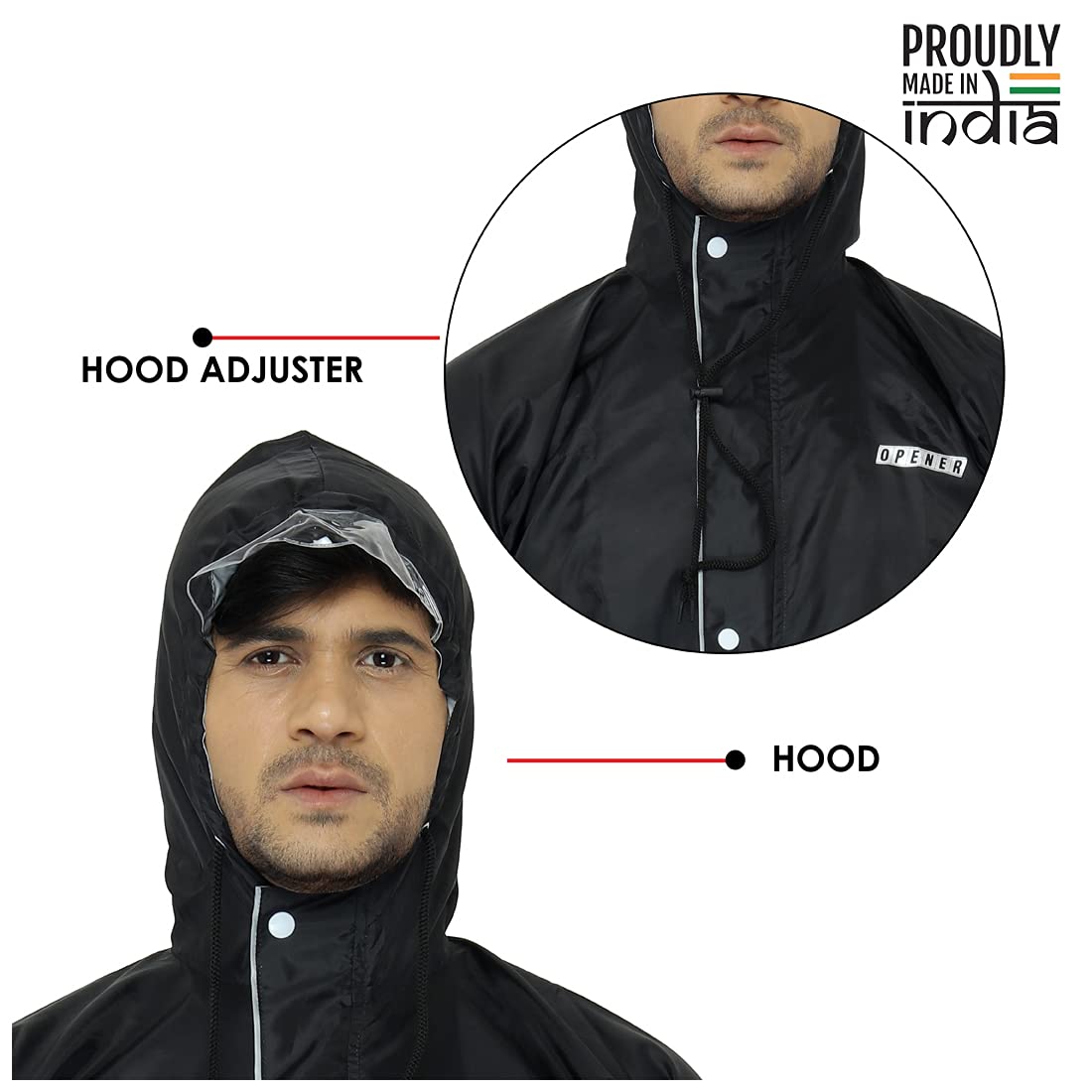 Buy The Clownfish Rain Coat for Men Waterproof Raincoat with Hood Rain