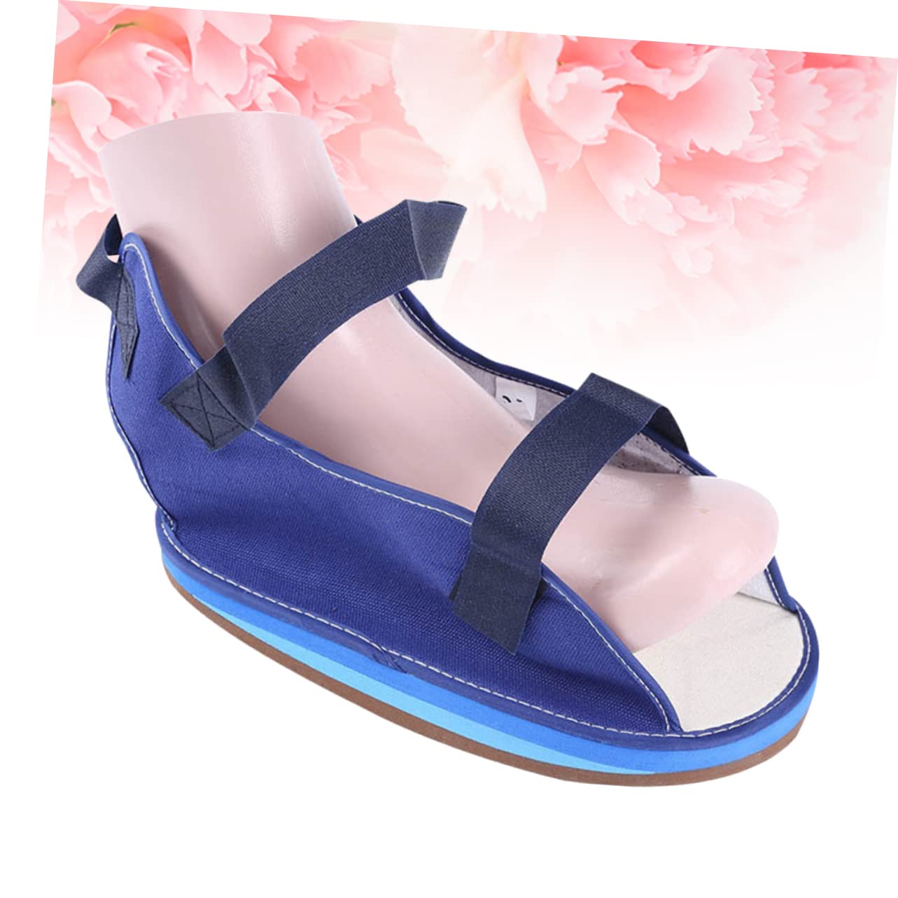 FRCOLOR Foot Fracture Support Boot Ankle Brace Women's Gypsum Shoes for Broken Toe Comfortable Sole Fixed Cover for Men Women (s Size)