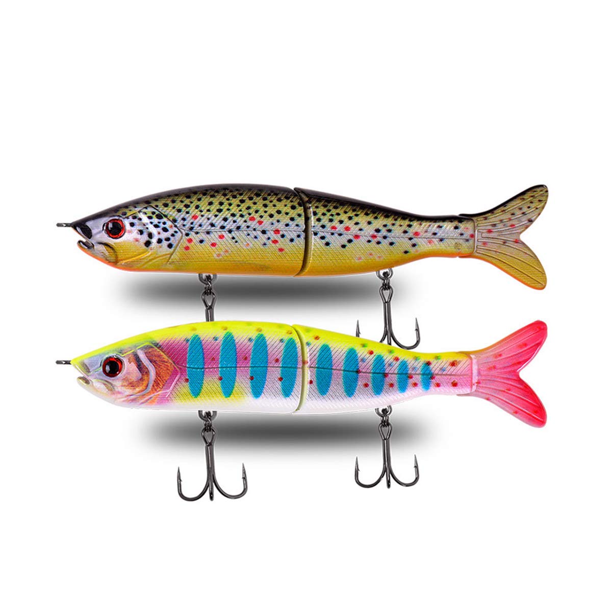 Leurre de pêche VIB coulant avec grelot, leurre dur en plastique de 8 Leurre de pêche VIB coulant avec grelot, leurre dur en plastique de 8