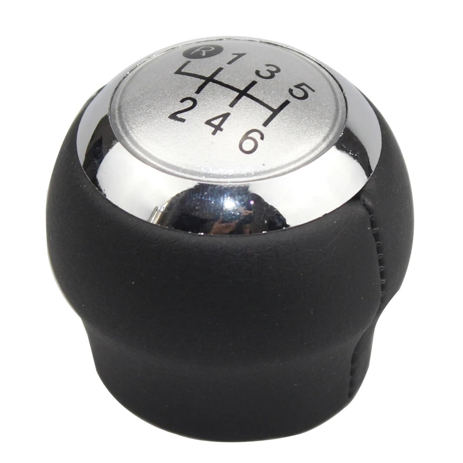 ZhanNuoBHd for Toyota for Corolla for RAV4 for Avensis 5/6 Speed Car Gear Shift Knob Lever Shifter Stick Handball Stick Shifter Lever Knob(Silver 6 Speed)