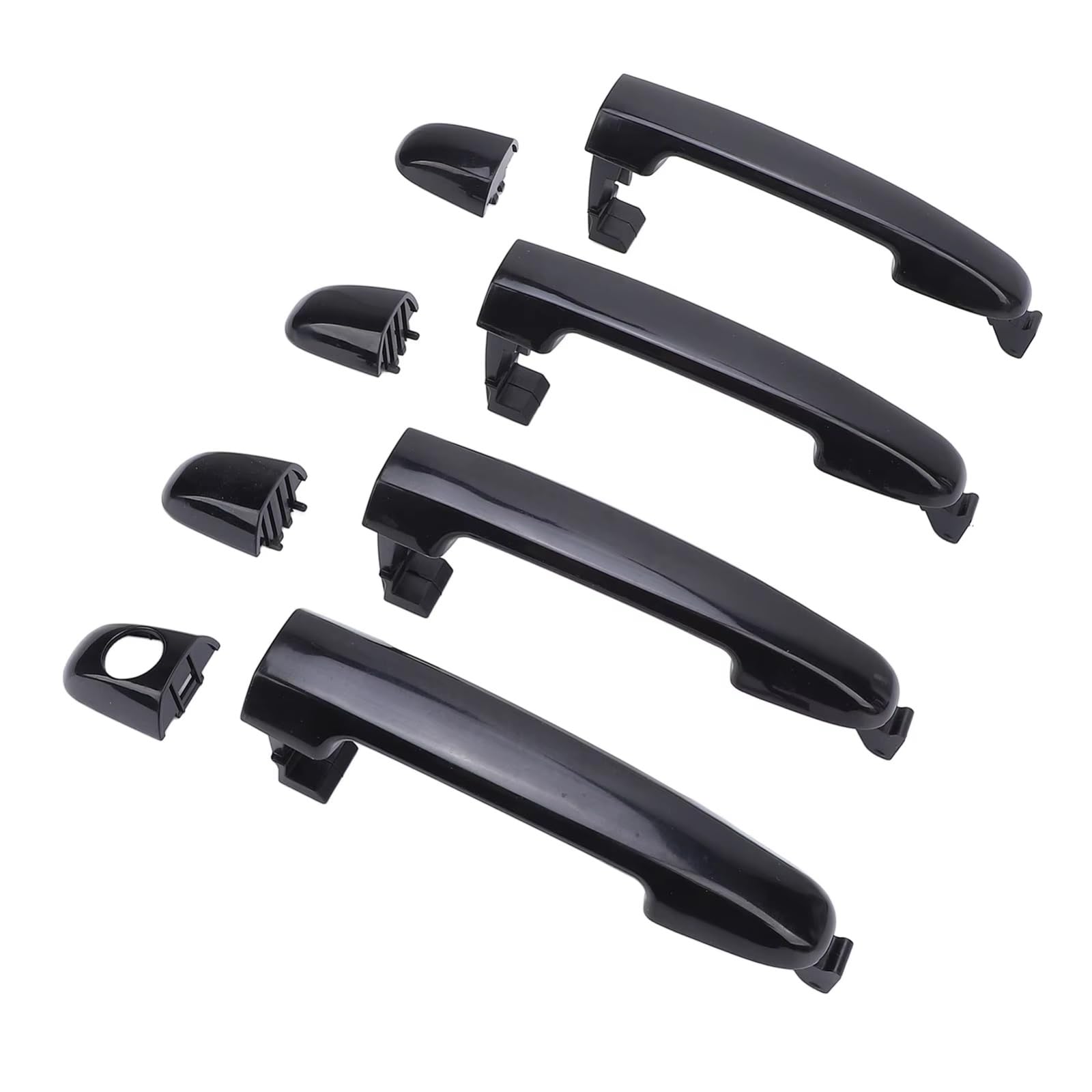 Außentürgriff Auto Kompatibel Mit Sonata Für NF 2006–2010 Auto-Außentürgriff-Set Schwarz Direkter Ersatz Den Außentürgriff 82652-3K000