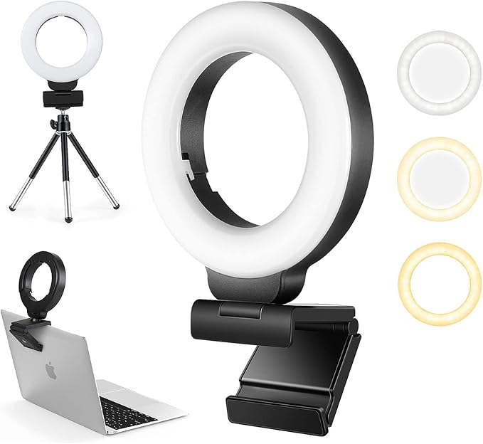FDKOBE cam Lighting,Ring Light for