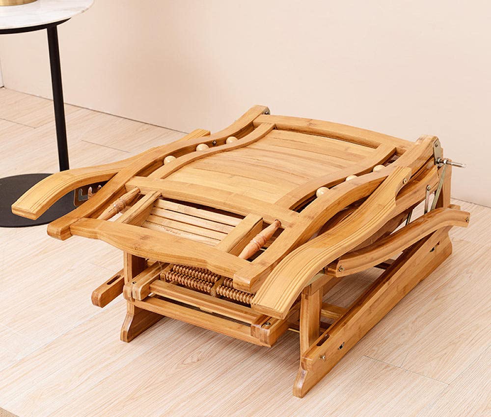 Moderne Bambus Swing Chair Erwachsener Gleiter Rocker Natrliche  Bambusmbel Innenraum Wohnzimmerstuhl Sessel Strandsthle fr ltere :  Amazon.de: Garten