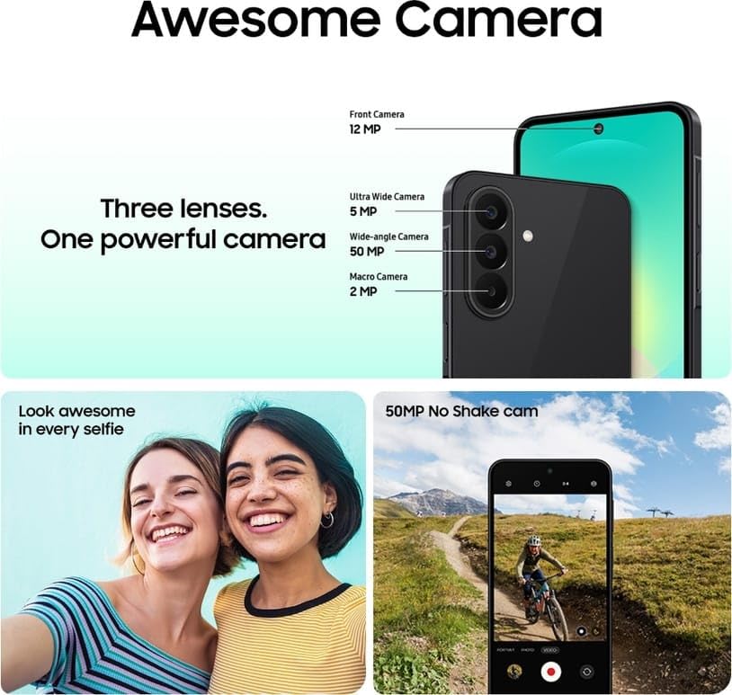 Image of Samsung Galaxy A27 5G (Black, 6GB Memory 128GB Storage) Other Offers