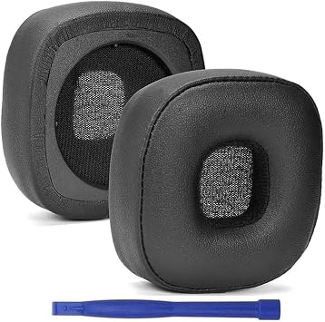 Major V 5 Ear Pads, Replacement Memory Foam PU Leather Headset Earpads Marshall Major V IV III 5 4 3 Ear Pad Pad for Headphones - Black