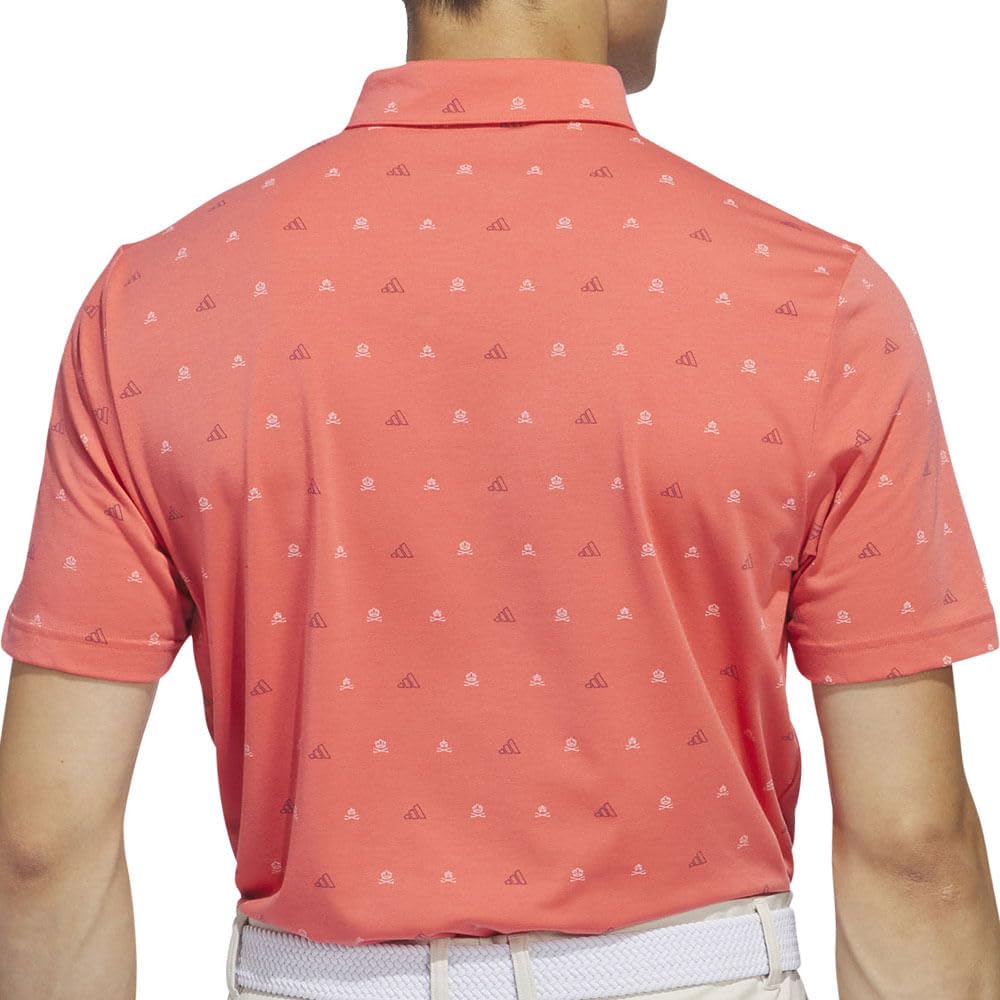 adidas Koszula golfowa Mężczyźni Go-to Mini-crest Print Polo Shirt