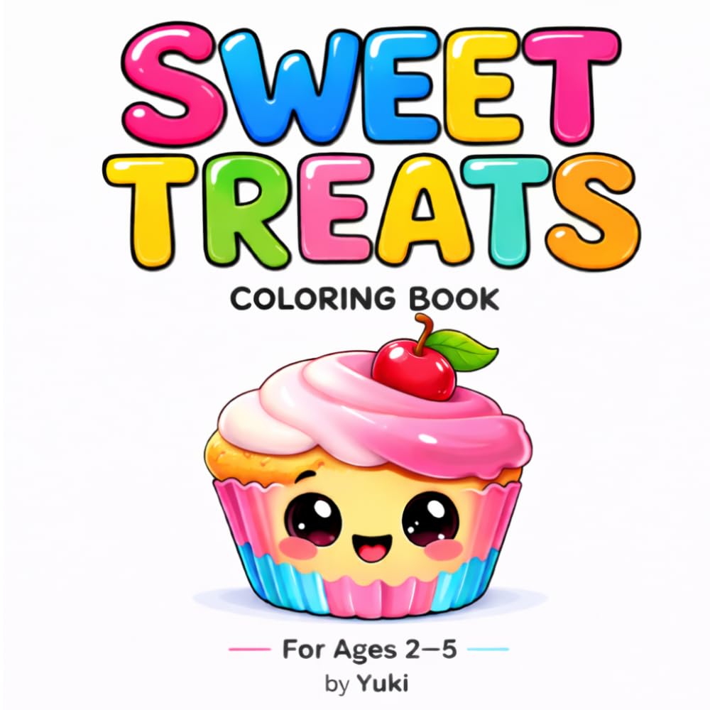 Sweet Treats Coloring Book