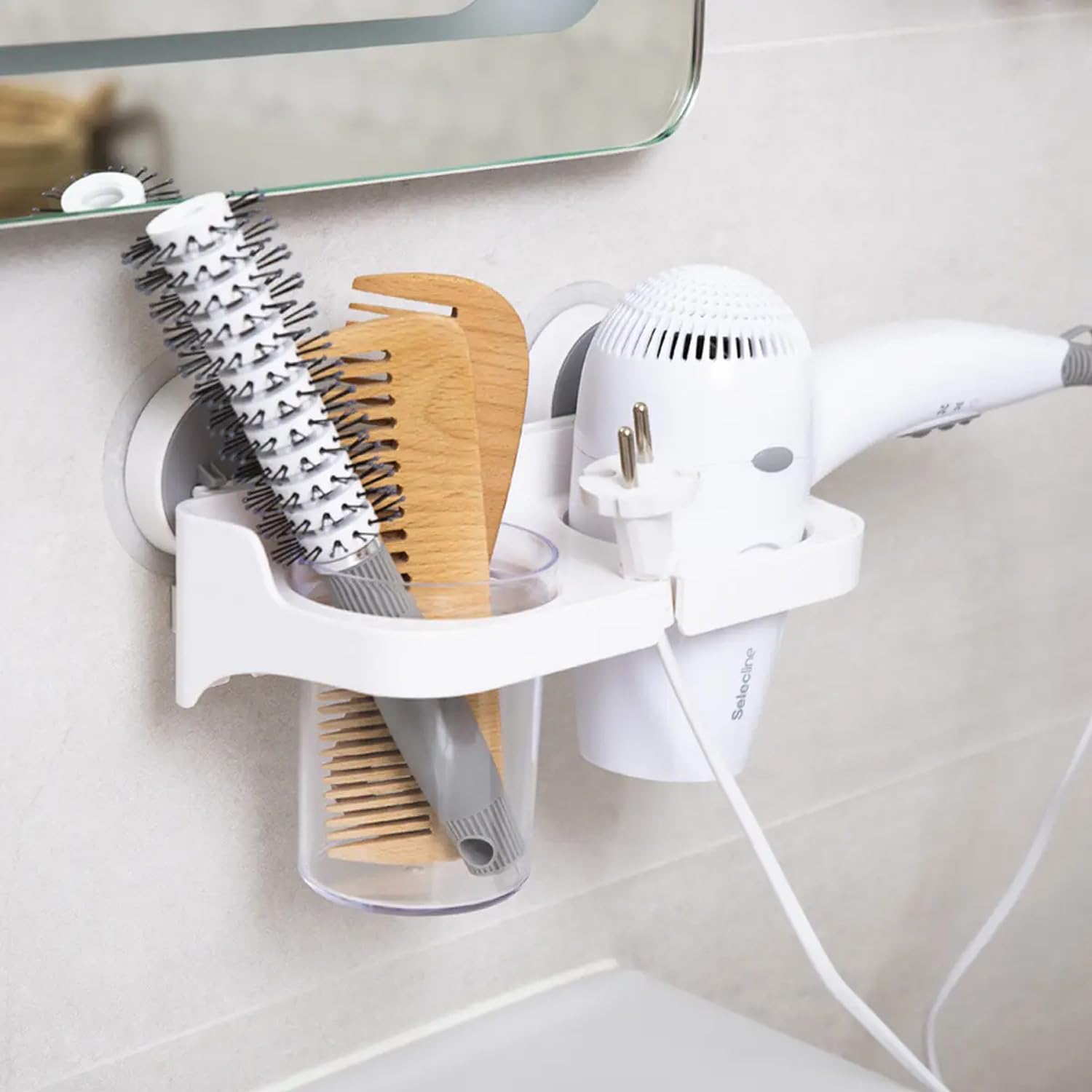 See full amazon price history chart for Kuber Industries Pack of 3 Hair Dryer Shelves | Wall Mounted Hair Dryer Holder for Barbershop-Bathroom-Bedroom | Multifunction Hair Dryer Holder | Storage Punch Orgnizer | 1332 | White Kuber Industries Pack of 3 Hair Dryer Shelves | Wall Mounted Hair Dryer Holder for Barbershop-Bathroom-Bedroom | Multifunction Hair Dryer Holder | Storage Punch Orgnizer | 1332 | White (B0D1VKKD9Q) Amazon Price History, Amazon Price Tracker
