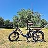 Fafrees F20 PRO Electric Bicycle, 20inch Women Men Folding Electric Bike, 250W Electric Mountain Bike, 36V/18A Removable Battery, Range 70-130KM, Blue #1