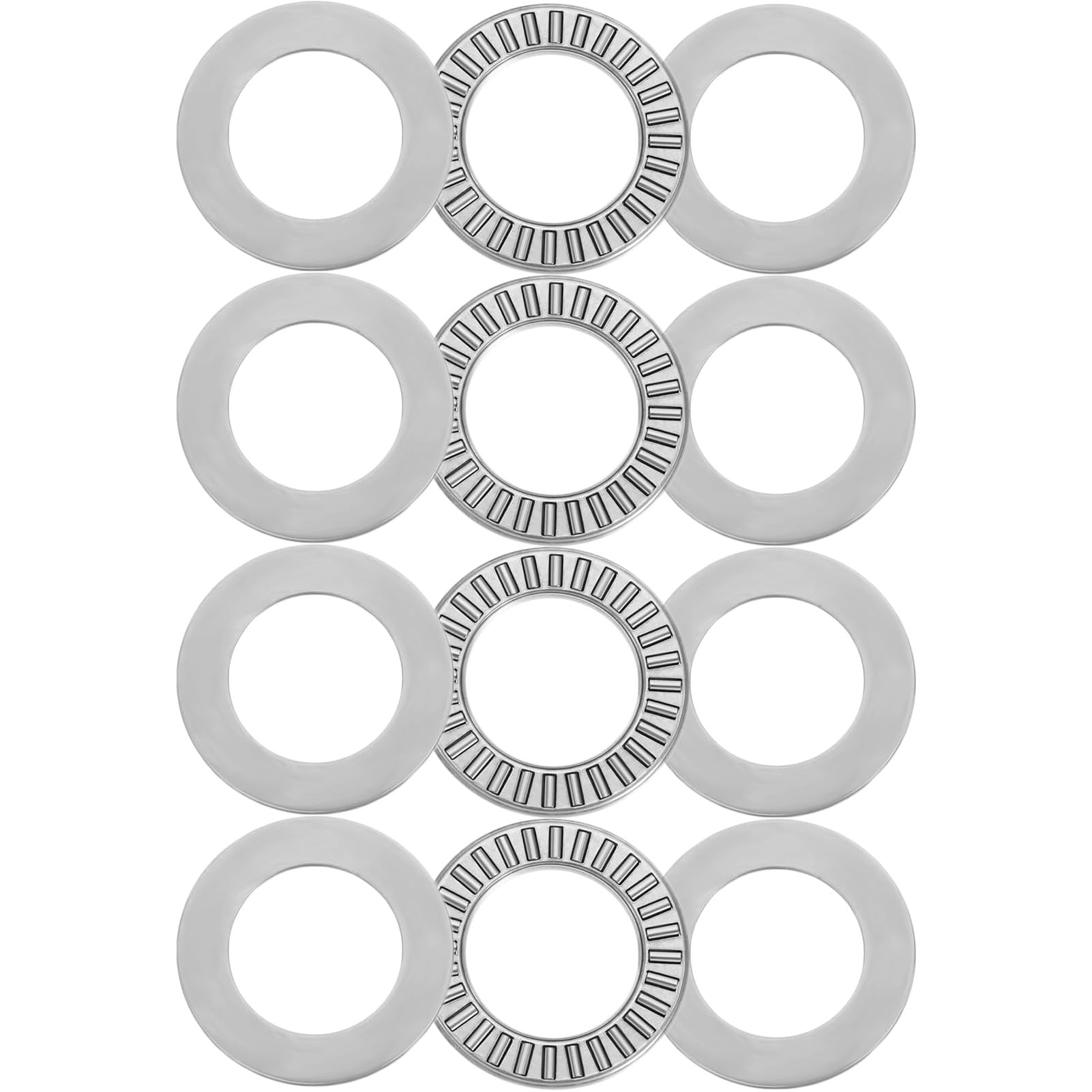Photo 1 of 4 Sets NTA1423+2TRA, Thrust Needle Roller Bearings with Two Washers, ID 7/8", OD 1-7/16"