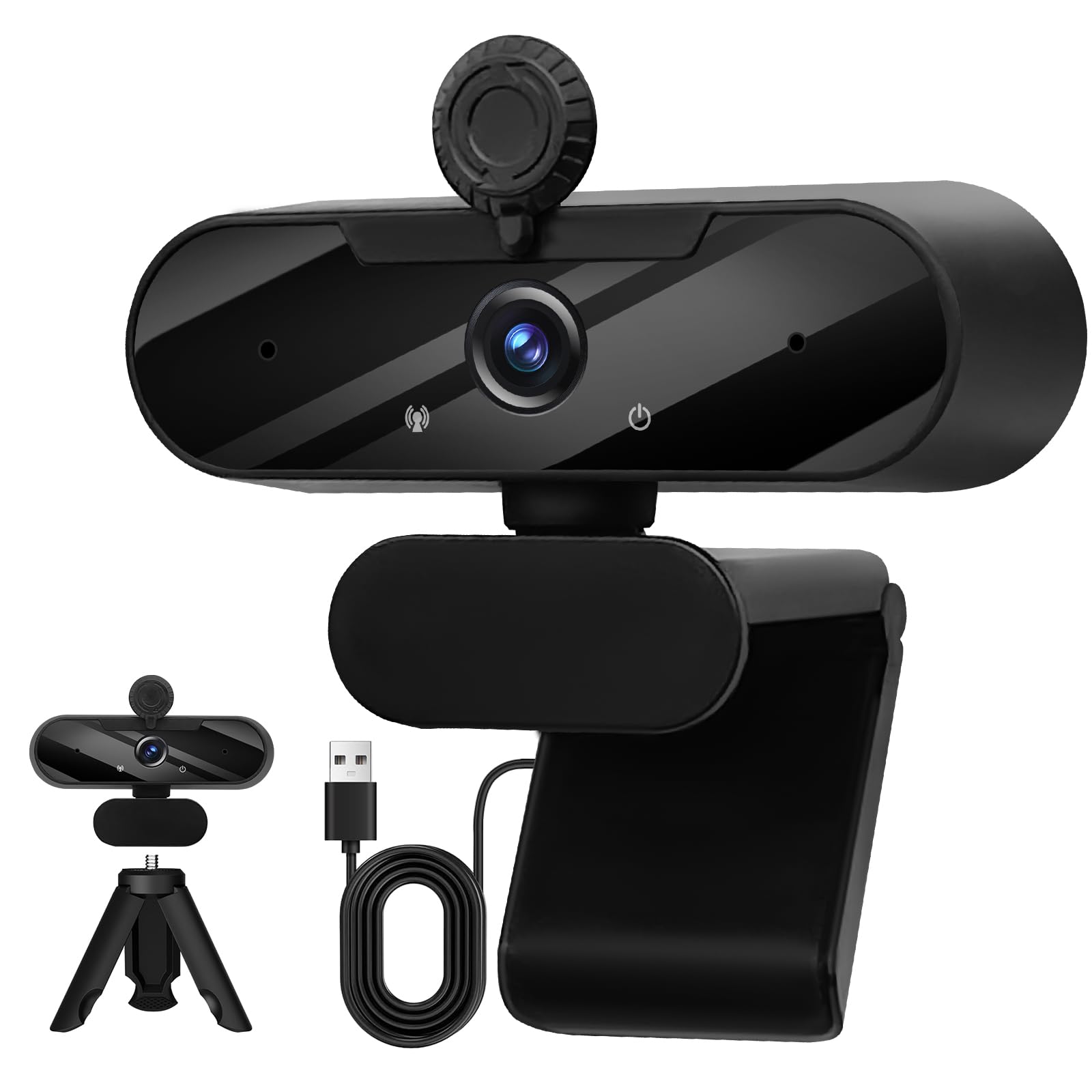 Usb Hd 1080p Video Webcam And Wide Angle Camera Built Desertcart