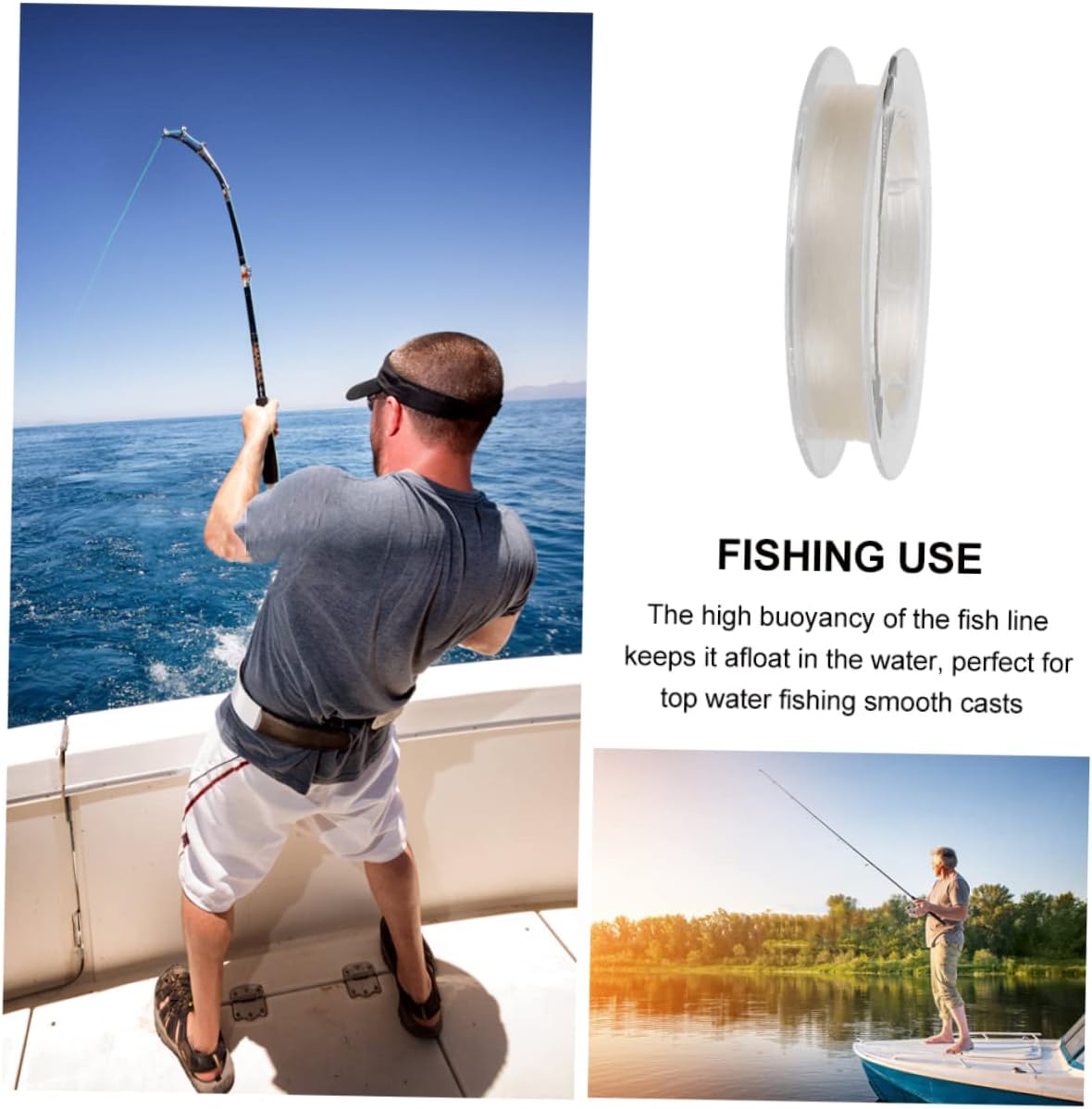 1roll Carbon Fiber Angling Line Heavy Duty Fishing Wire for Sea and Freshwater Fishing Line for Professional Angling Fracture Resistant for Bass and