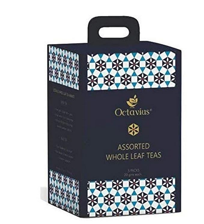 Octavius 5 Wellness Detox Green Tea Loose Leaf Infusions Assortment (20 gm Each)