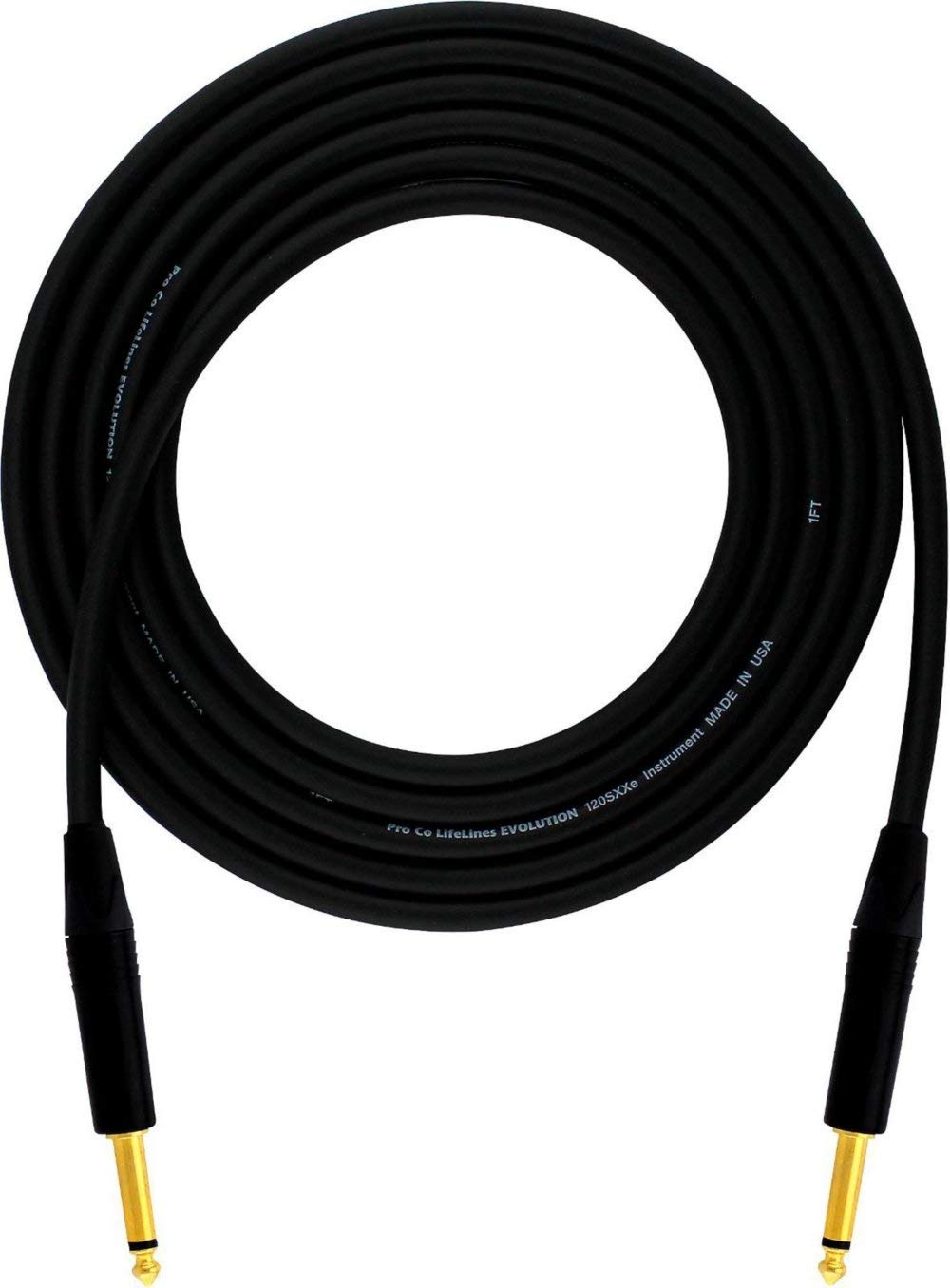 ProcoEvolution Studio/Stage Instrument Cable - Straight to Straight 10ft