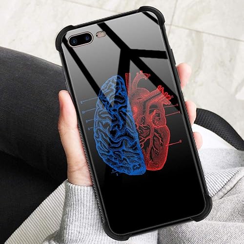 Miniatura 10 de Funda para iPhone 6s, fundas para iphone 6 de cristal templado 9H para niños y hombres, diseño divertido, funda a prueba de golpes, anti arañazos,