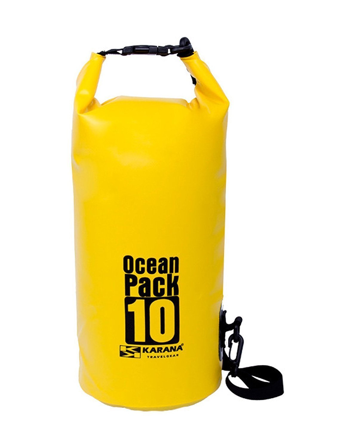 Heavey- Duty PVC Waterproof Ocean Pack Dry Bag 10 Liter for Outdoor Boating, Hiking, Camping, Rafting, Fishing, Snowboarding and Backpacking