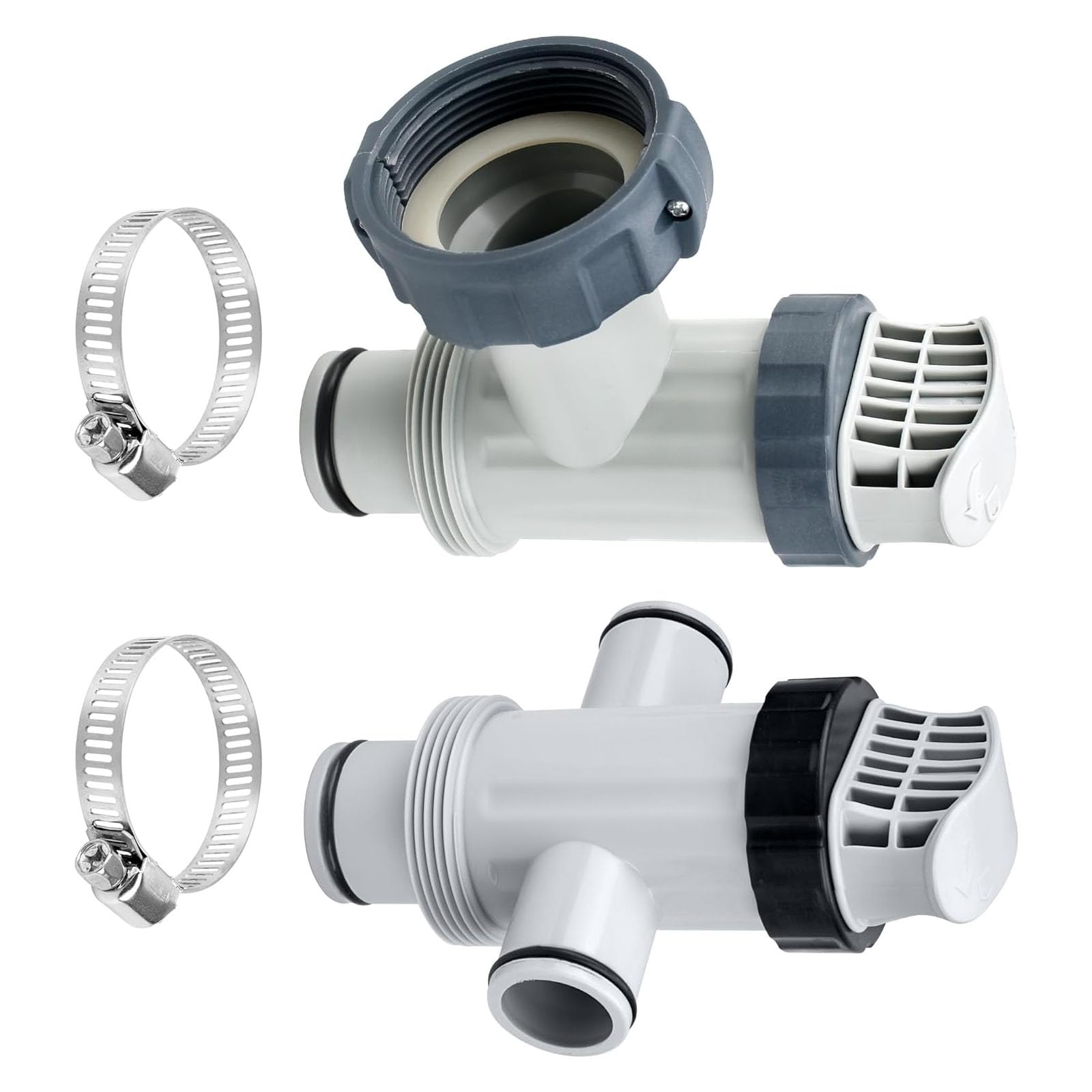 Tsophreniq Pool Hose Plunger Adapter Set Filter Maintenance Water Control Ground Pool Pumping for 26301T 26323CA 26331CA 26341W Swimming Shut Off Adapter