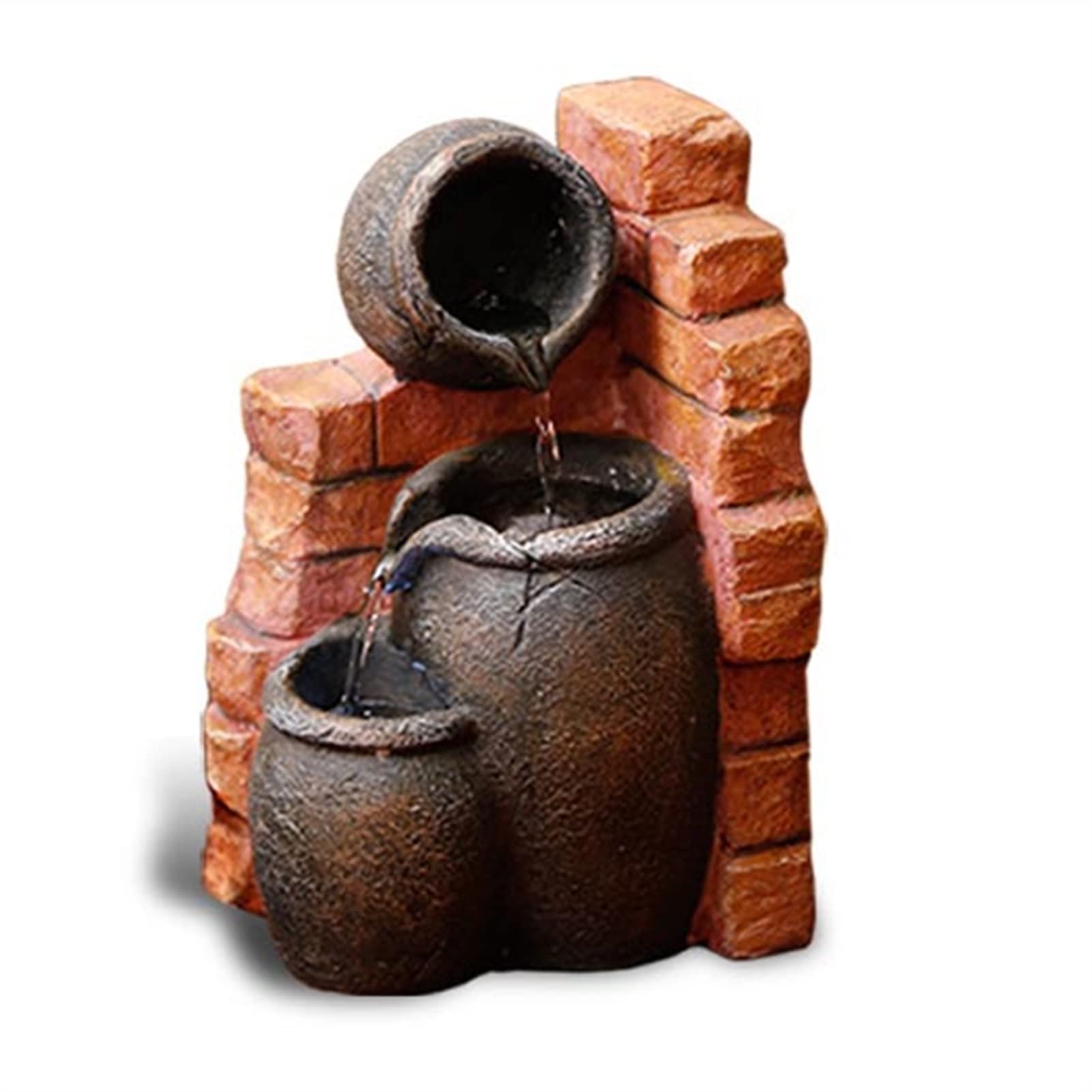 Fuente de Cascada para Interiores, Fuente de Escritorio recreativa, Fuente Decorativa de meditación, para Sala de Estar, hogar, Oficina, decoración para el hogar y la Oficina