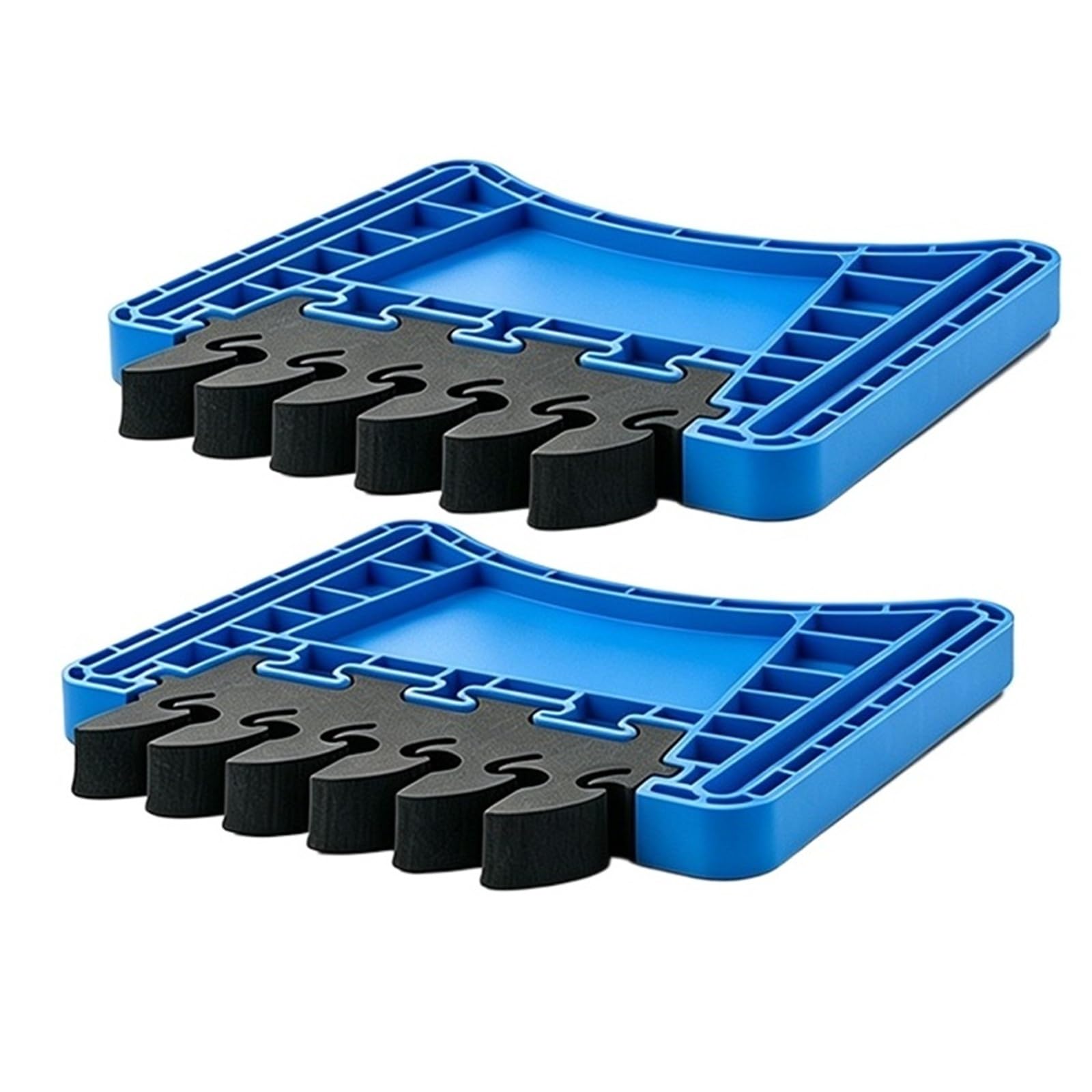Tablero plumas multiuso, herramienta enrutadora carpintería | Mantiene las piezas de madera en su lugar y reduce el deslizamiento durante el trabajo de corte y modelado.(Blue 2 PCS)
