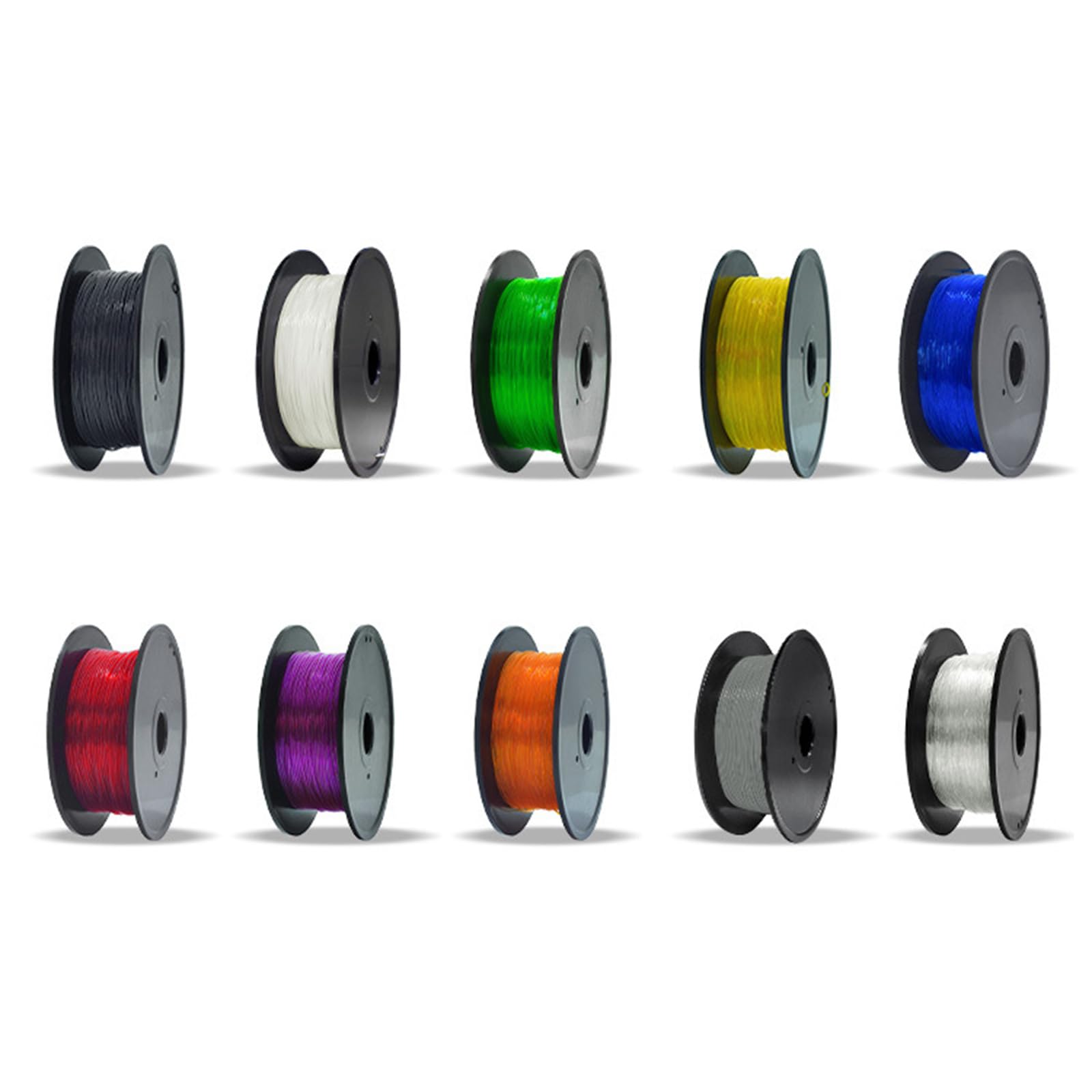3D Drucker Filament, flexibles TPU Filament, 1, 75 mm Spule, Maßgenauigkeit + / 0, 03 mm, 0, 8 kg Spule (1, 76 lbs), flexibles TPU, schwarz