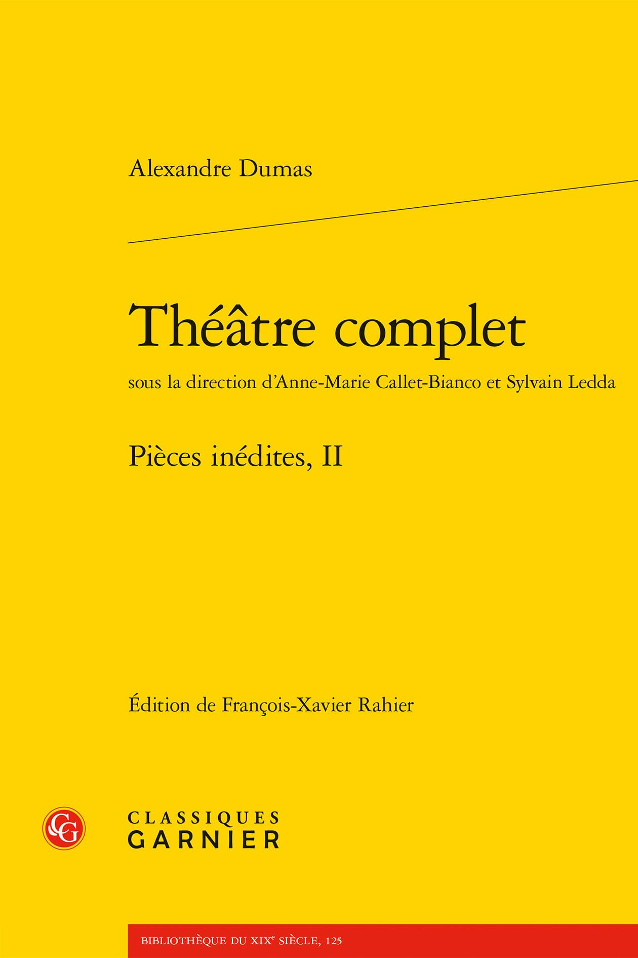 Théâtre complet: Pièces inédites, II