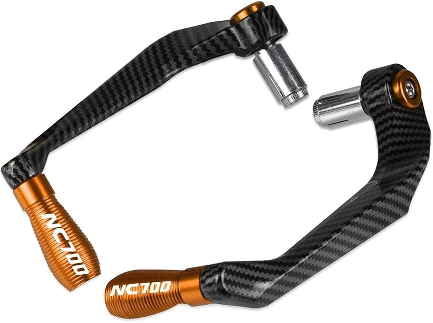 Ochrona DźWigni Hamulca Dla HONDY NC700 2012-2013 Kierownica Motocykla Chwyty Dźwignie Sprzęgła Hamulca Osłona Dłoni(POMARAŃCZOWY)