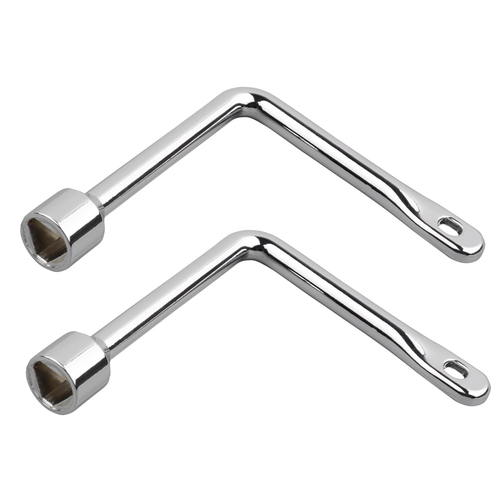 2PCS Triangle Key, Multi-Functional Utility Triangle Wrench, Triangles Practical L-Type Gas Meter Box Key for Elevator Door Fireplace Utility Access Chimney Gas, Control Cabinet Faucet