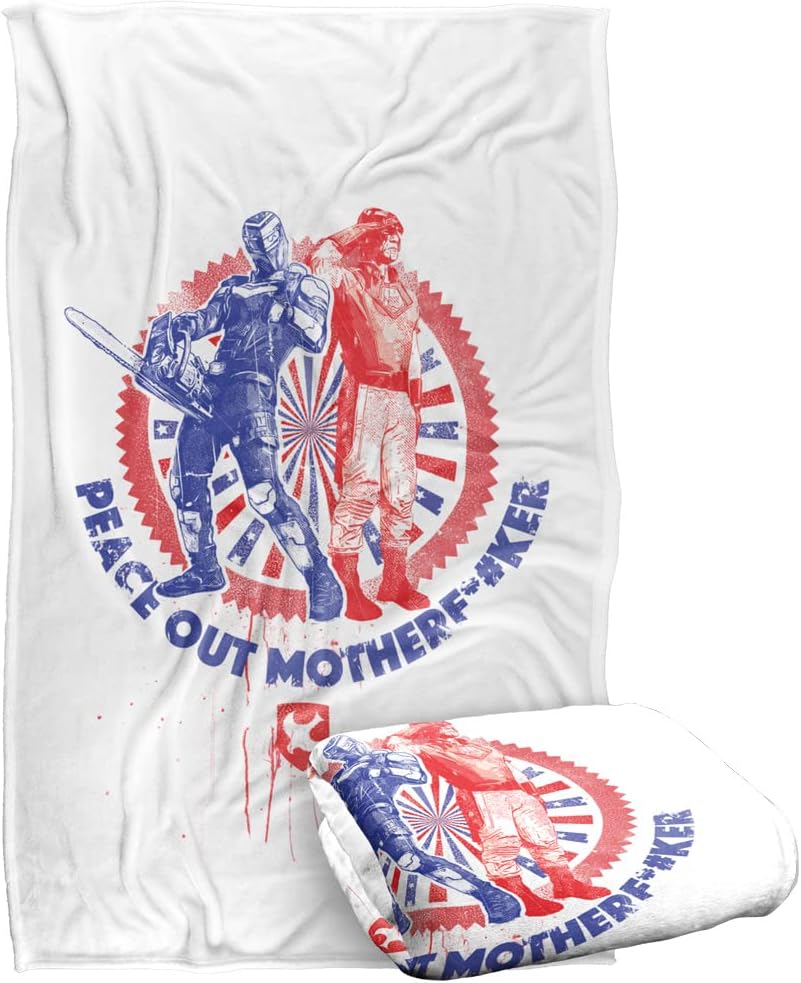 Peacemaker Blanket, 36"x58" The Vigilante Peace Stamp Silky Touch Super Soft Throw Blanket