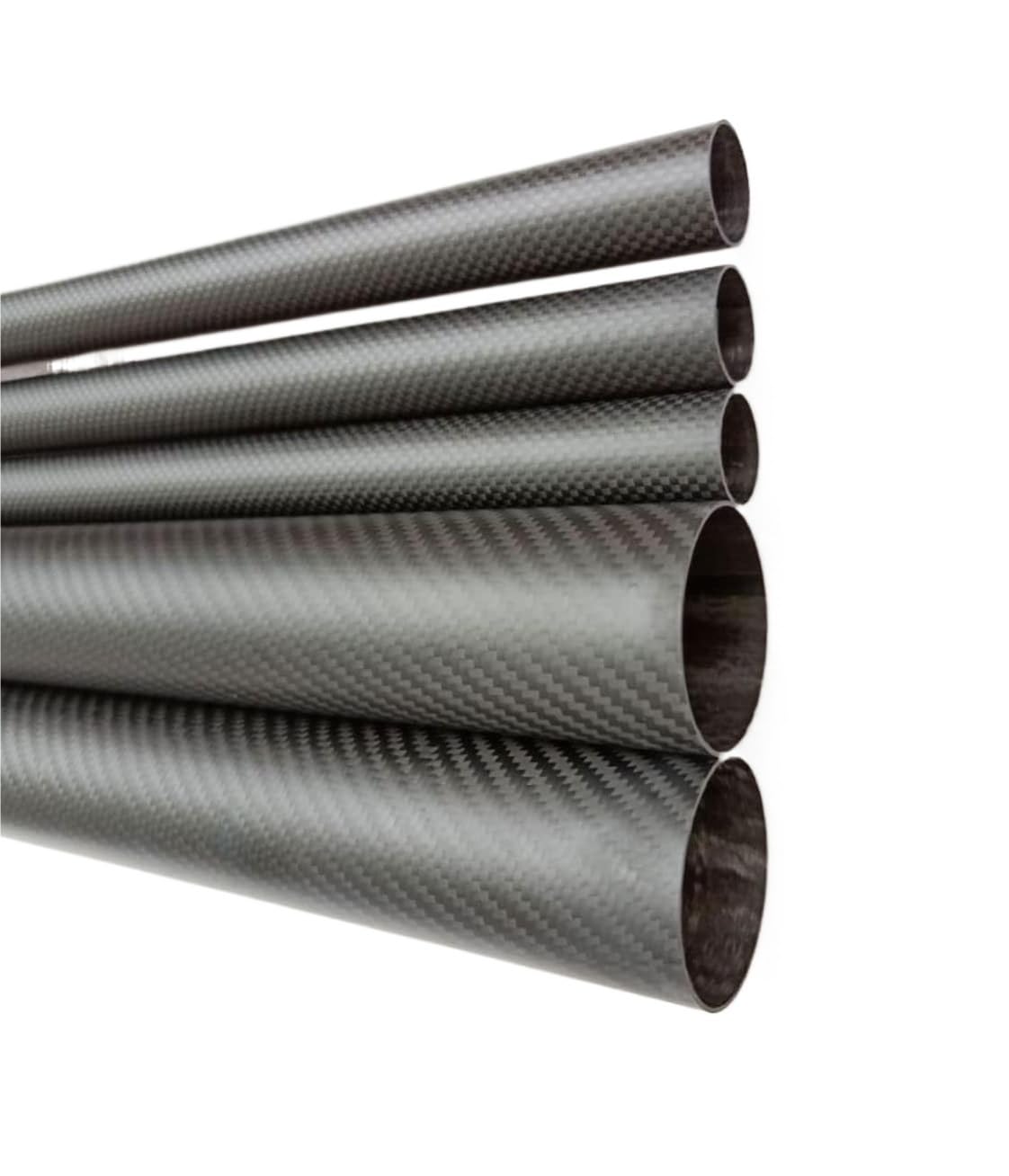 Okrągła tuba z włókna węglowego 3K Twill Matte 1szt(1 pcsx24x22x500mm)