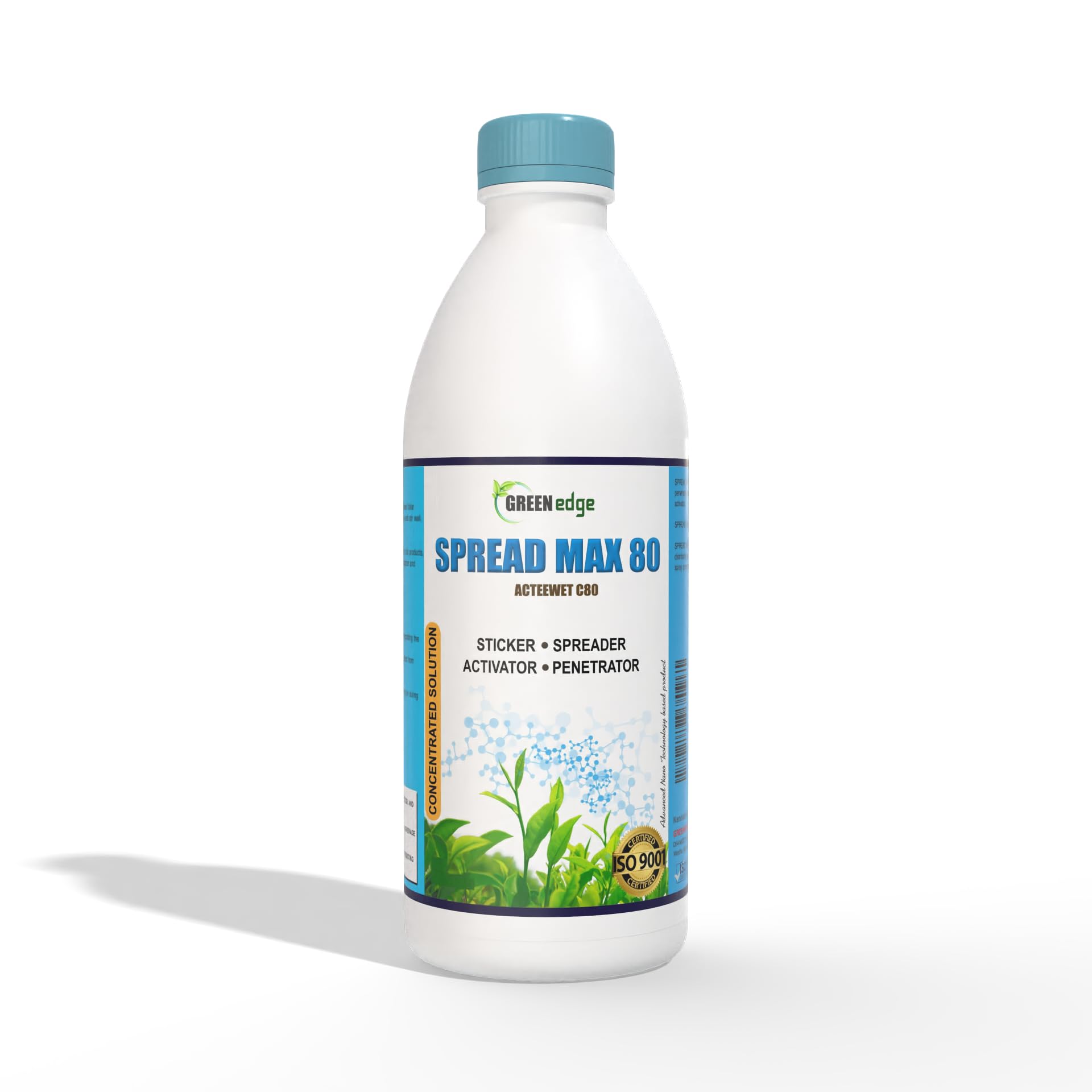 Greenedge SPREADMAX C-80 (1Liter) - ACTEEWET 80 Liquid Concentrate | Spreader, Sticker, Activator and penetrator for Plants | Retain Nutrients- Enhance Growth | Organic Non-Ionic Spreader (B0D67Z9W89) Amazon Price History, Amazon Price Tracker