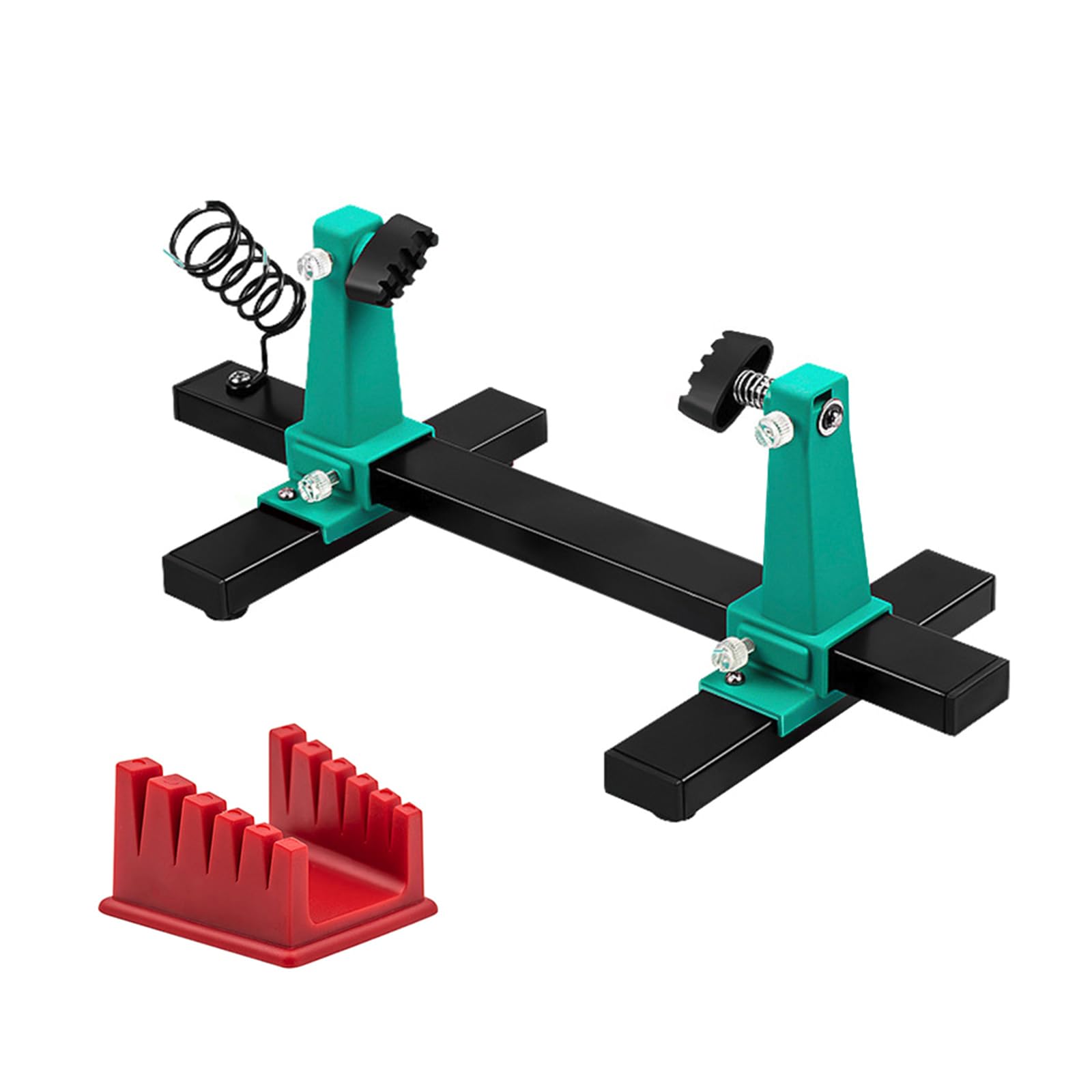 Kaccde Green Long Sty Le Portable Welding Aid Tool Flexible Wire Holder Adjustable Fixing Fixture Metal Construction For Diyer Projects Soldering Jigs For Electronics