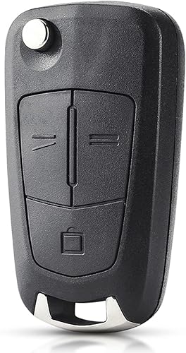 Fundas para llave de coche para Opel Vauxhall Corsa D Astra H Zafira B 2004-2013, carcasa de llave de coche con tapa para control remoto, 3 botones