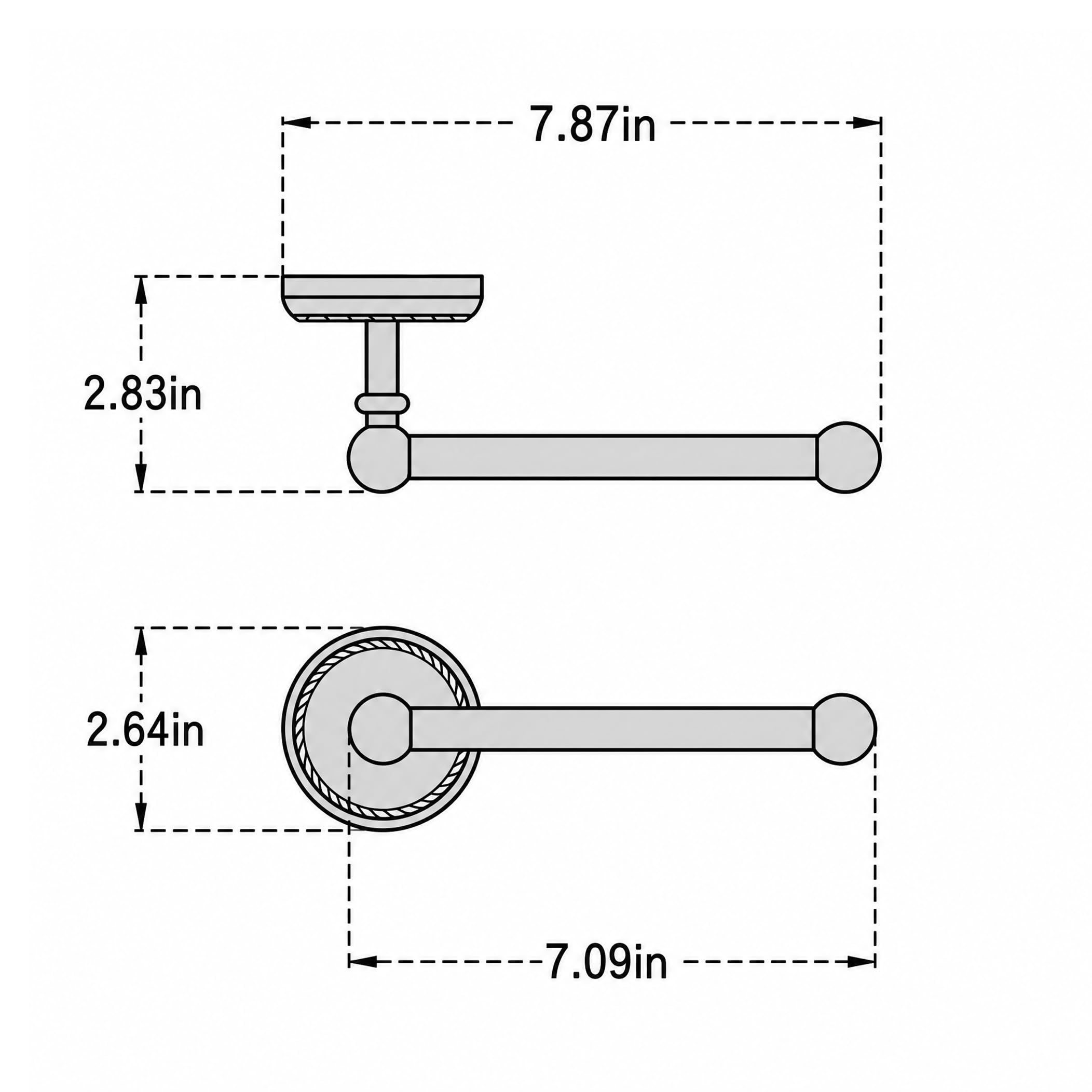Antique Brass Toilet Paper Holder Wall Mount,Vintage Toilet Paper Holder,Antique Bathroom Accessories Toilet Roll Holder Toilet Tissue Holder — Amazon image 6