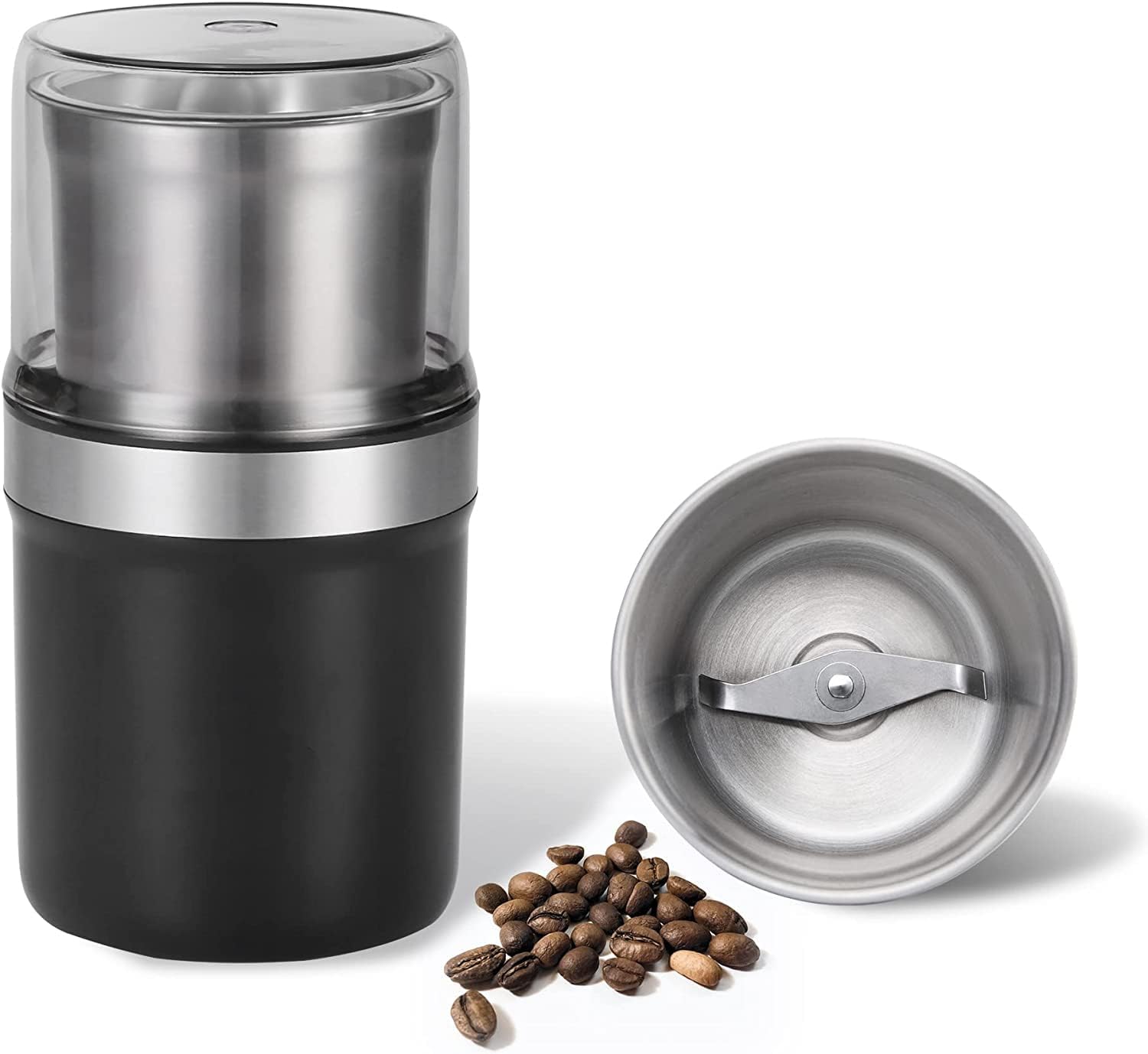 Coffee GrinderHerb Grinder with 150g. Stainless Steel Removable Bowl