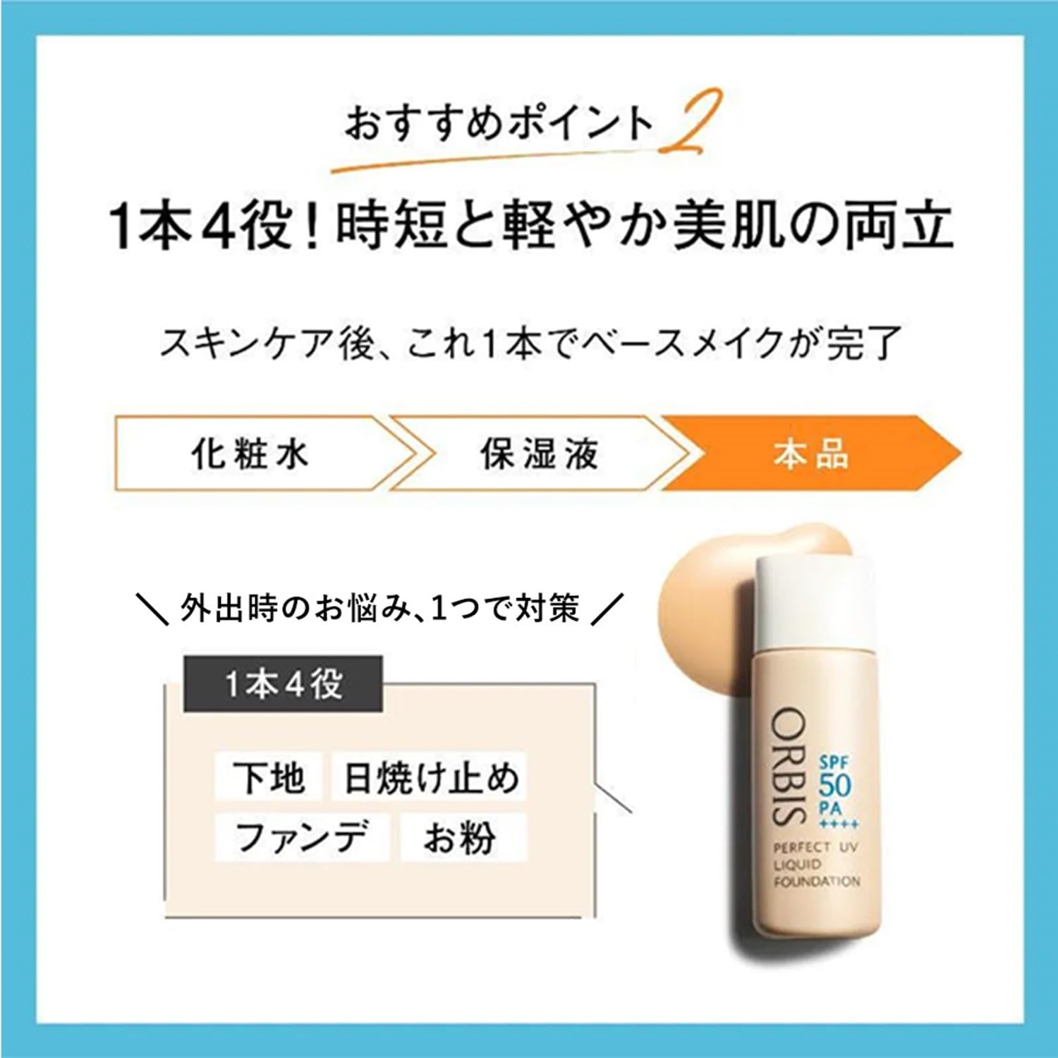 Amazon | オルビス(ORBIS) パーフェクトUVリキッドファンデーション