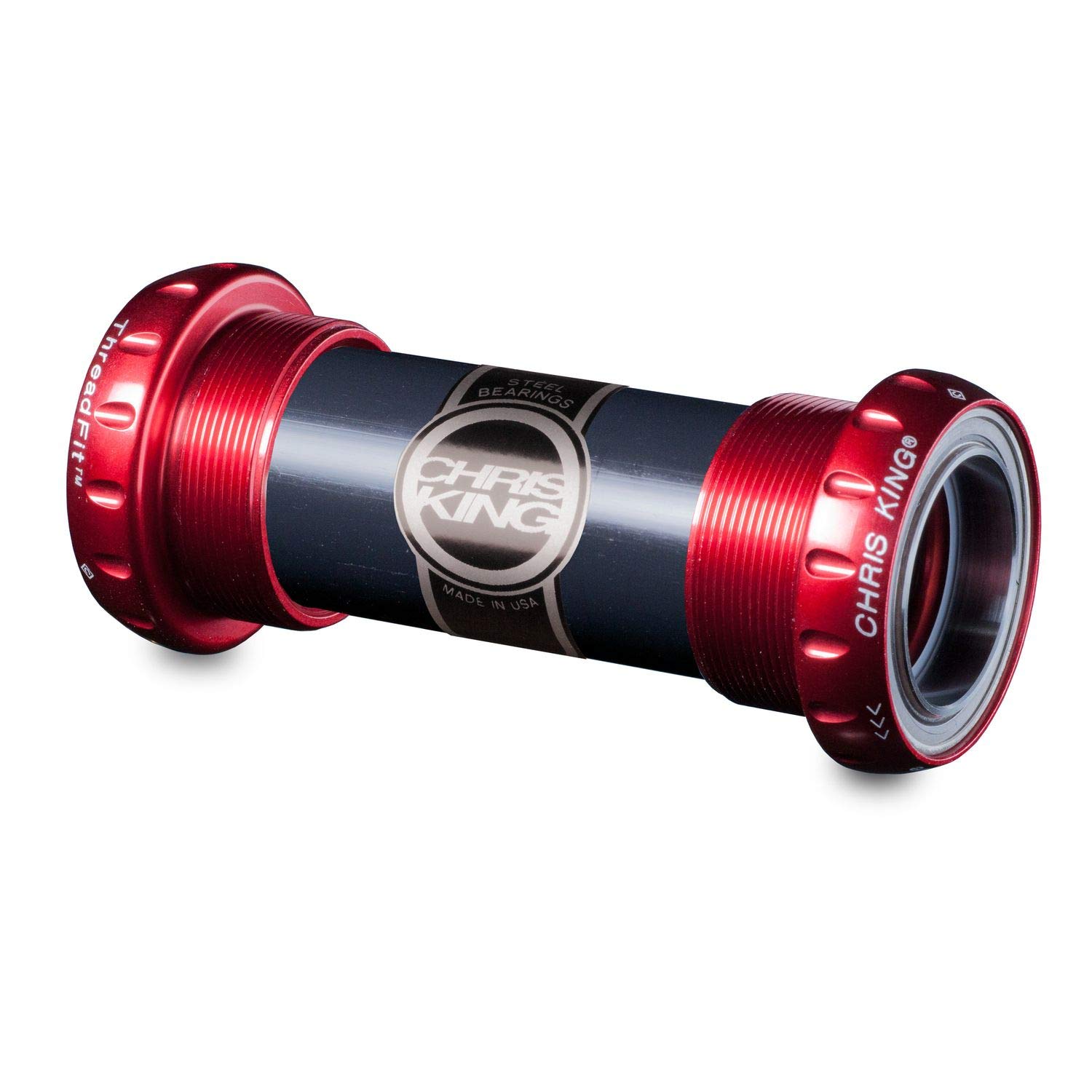 CHRIS KING ボトムブラケット MTB RED Amazon.com : Chris King ThreadFit 24mm Bottom Bracket Red Steel