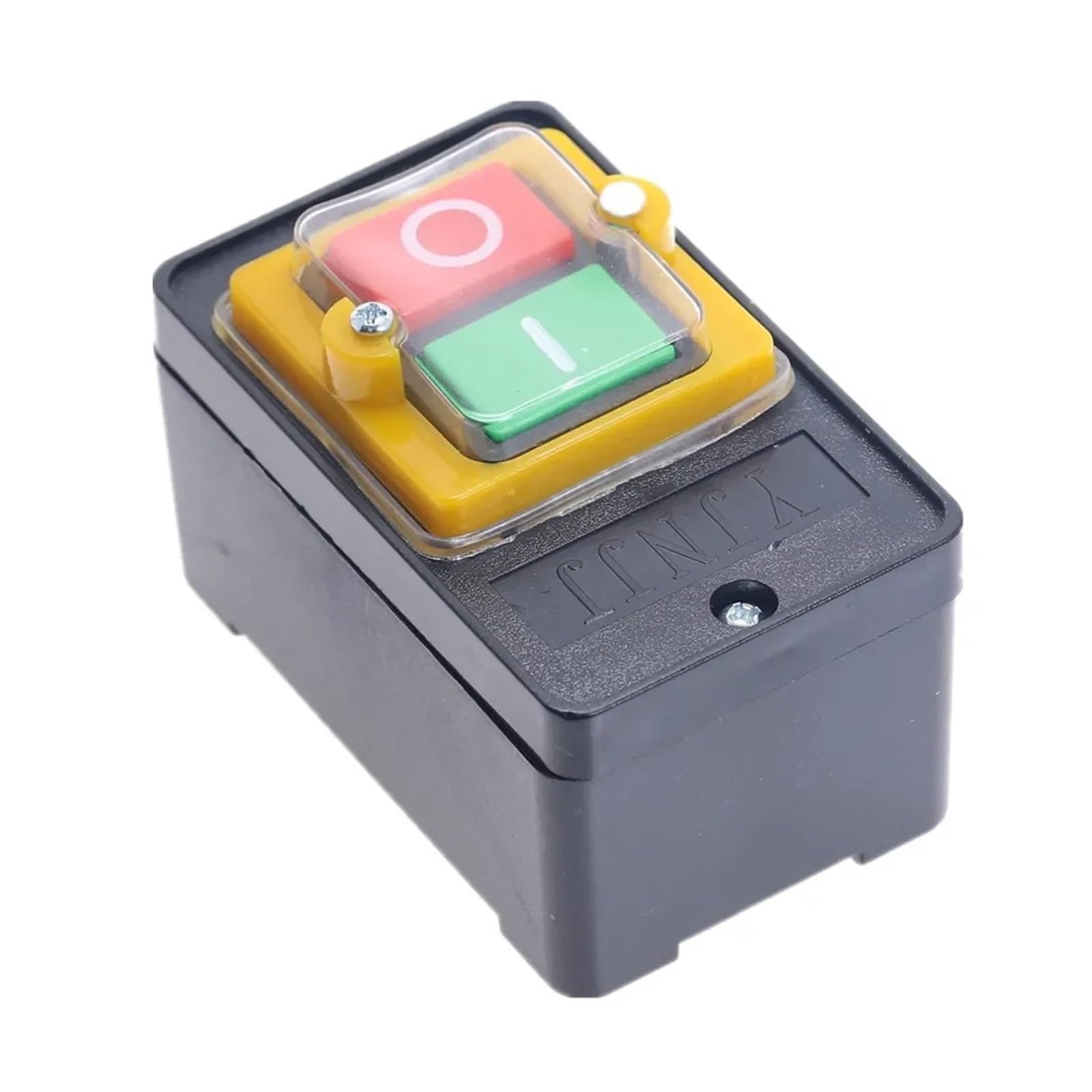 IDGTTLDF Emergency Stop Switch On-Off I/O Start Stop Waterproof Push Button Pushbutton Switch 10A 380VAC