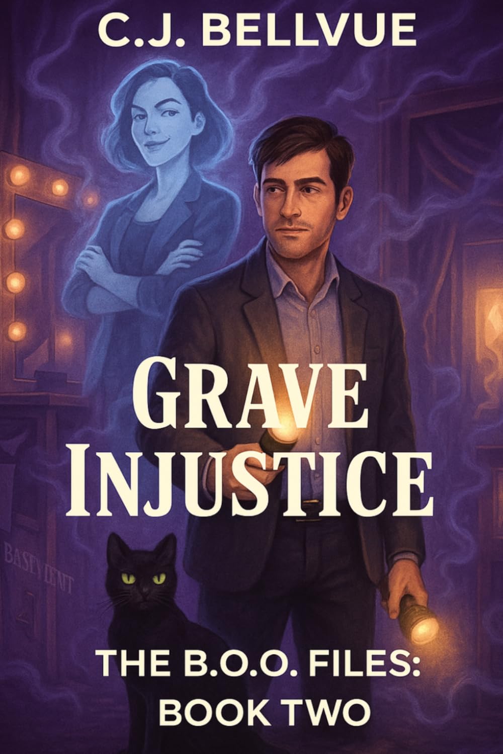 A Grave Injustice: A Paranormal Cozy Mystery (The B.O.O Files)