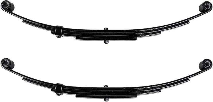 The Trailer Parts Outlet - 4 Leaf 25 1/4" x 1 3/4" Double Eye Springs for 3500 lb Trailer Axle, Pair of 2