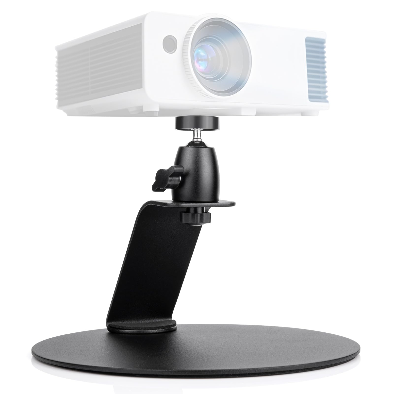 Porta Proiettore Da Tavolo, Supporto Proiettore Tavolo Con Interfaccia A Vite Da 1/4 Di Pollice, Supporto Proiettore Con Rotazione A 360°, Per Home Cinema, Sala Giochi, Ufficio (B)